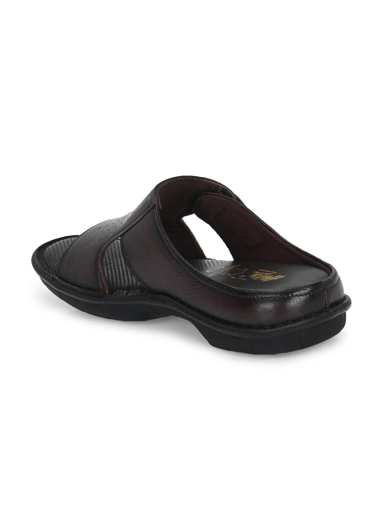 Declan Leather Velcro Cushion Slippers - The Heels India