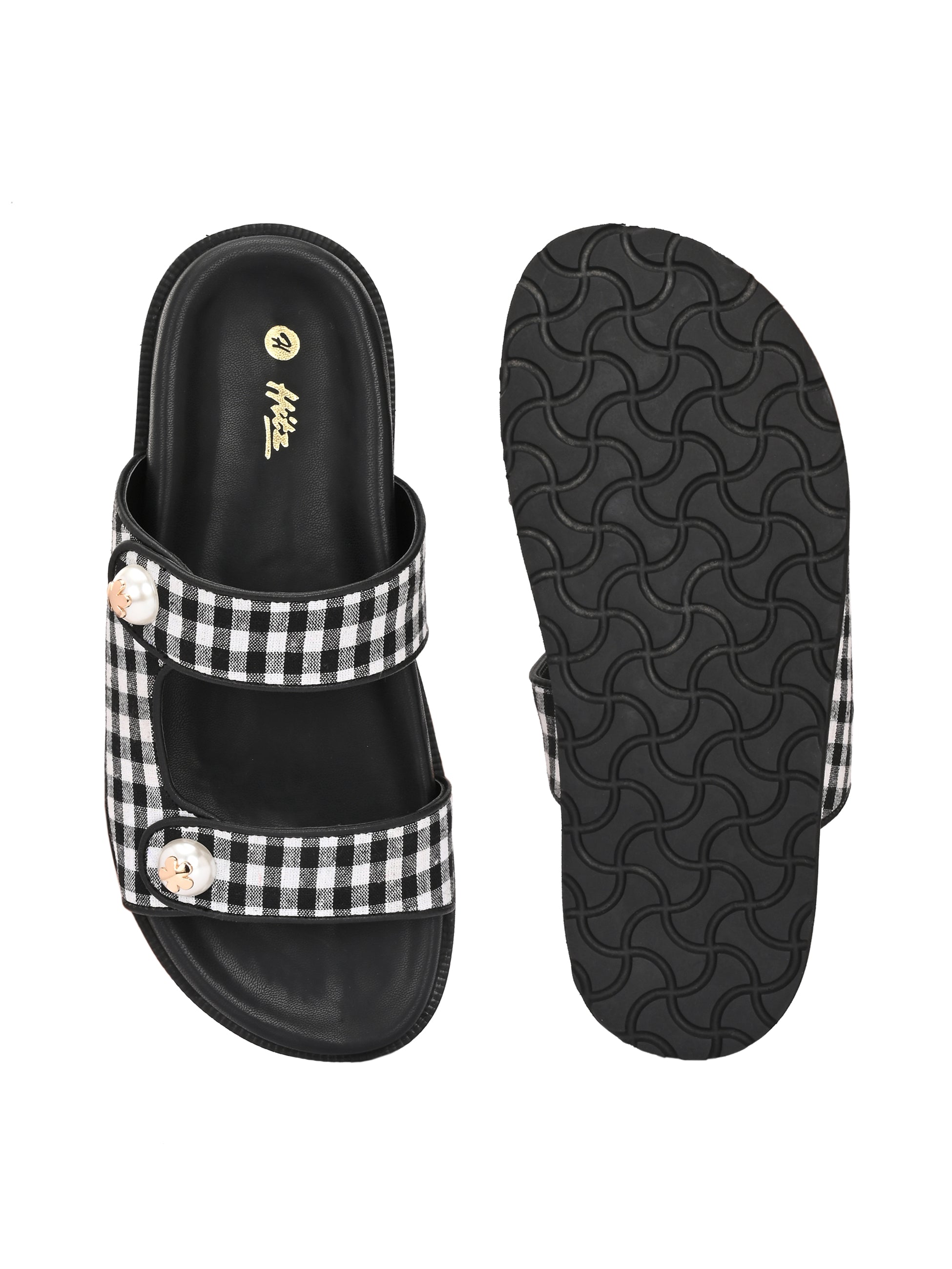 Athena Pipin Strappy Sliders