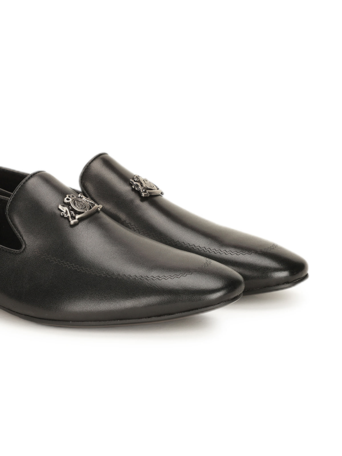 Elliot Leather Crown Ethnic Slip-ons