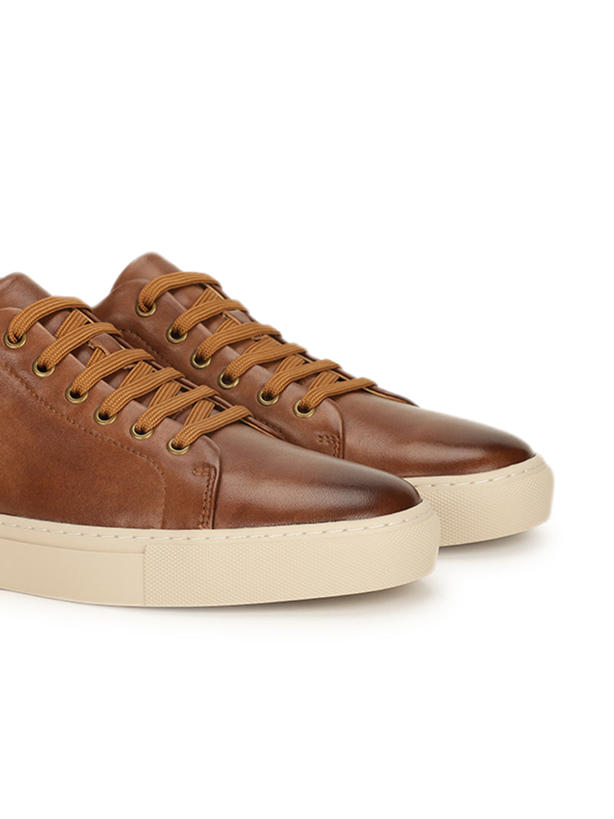 Endrick Premium Leather Lace Up Sneakers