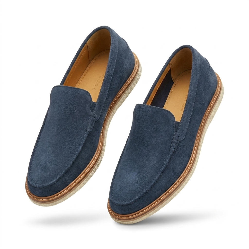 Fernando Premium Suede Leather Slip-On Loafers