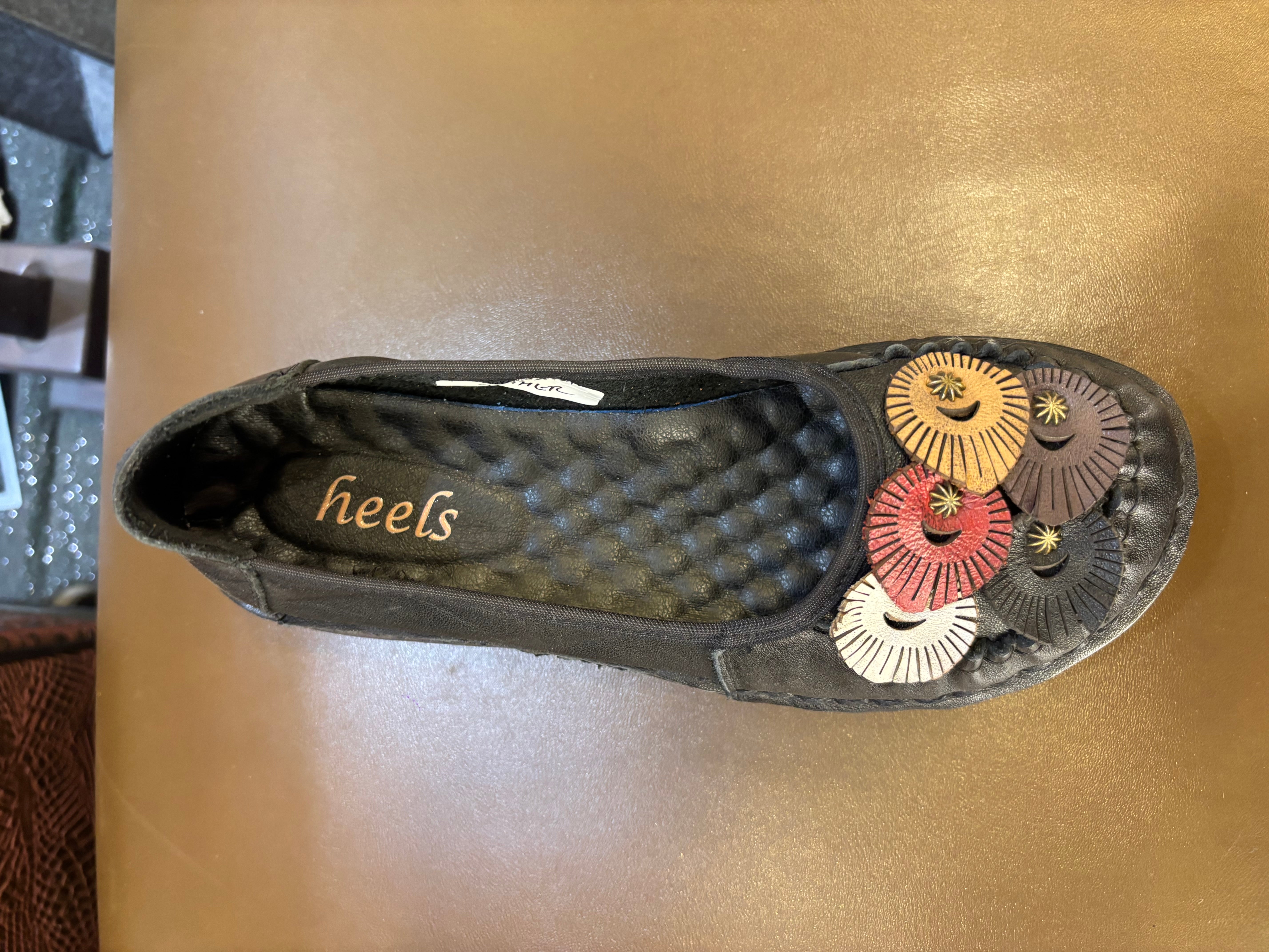 Teressa Premium Leather Comfort Flower Ballerinas - The Heels India