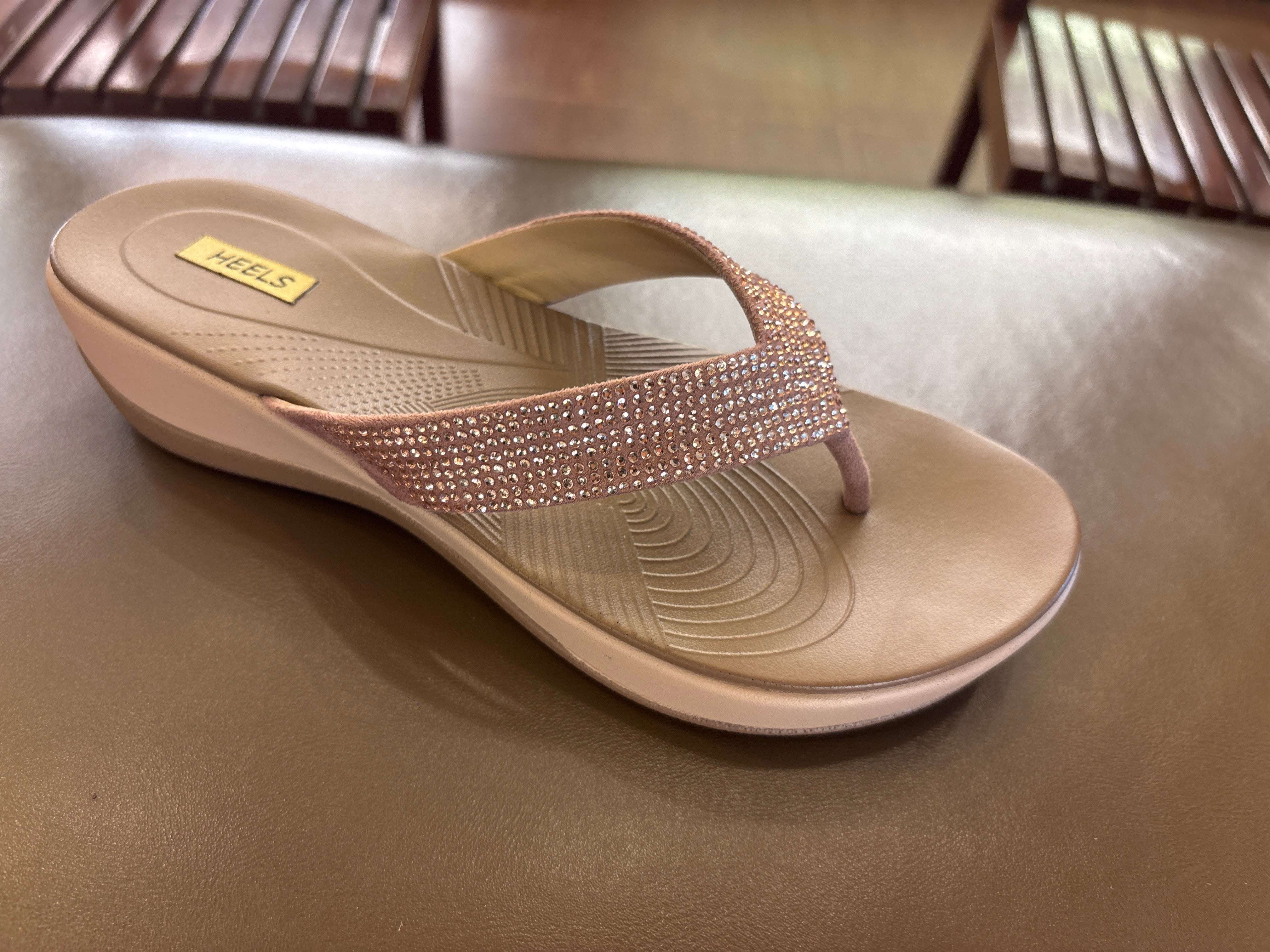 Emily Cushion Bling Slippers - The Heels India