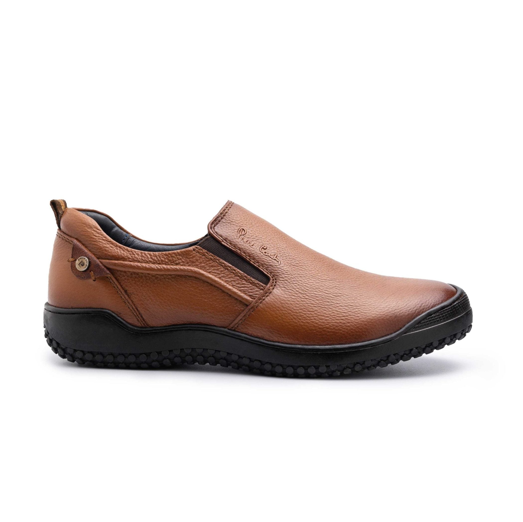 Ashton Casual Leather Slip Ons - The Heels India