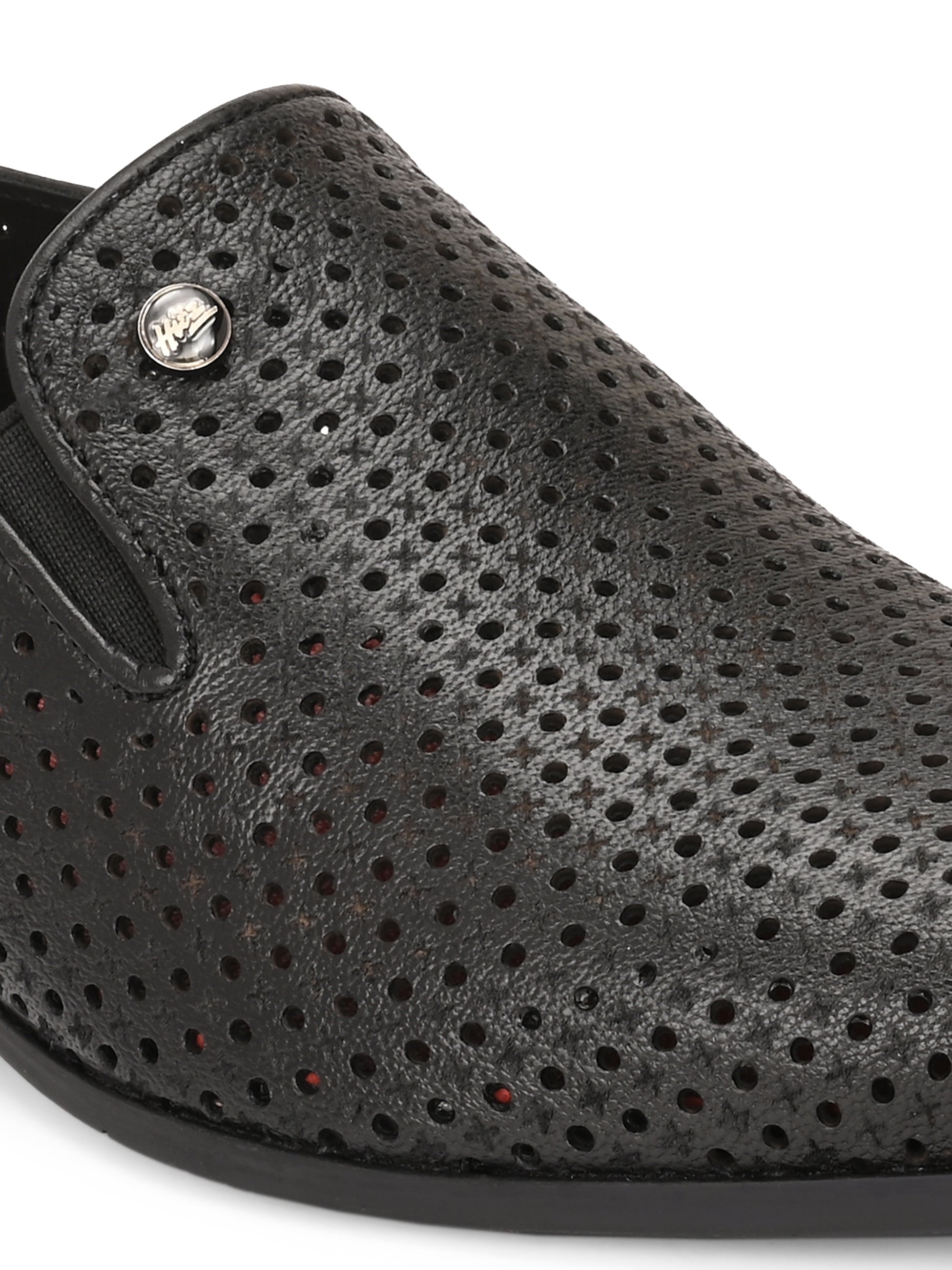 Kyros Perforated Leather Mocassins