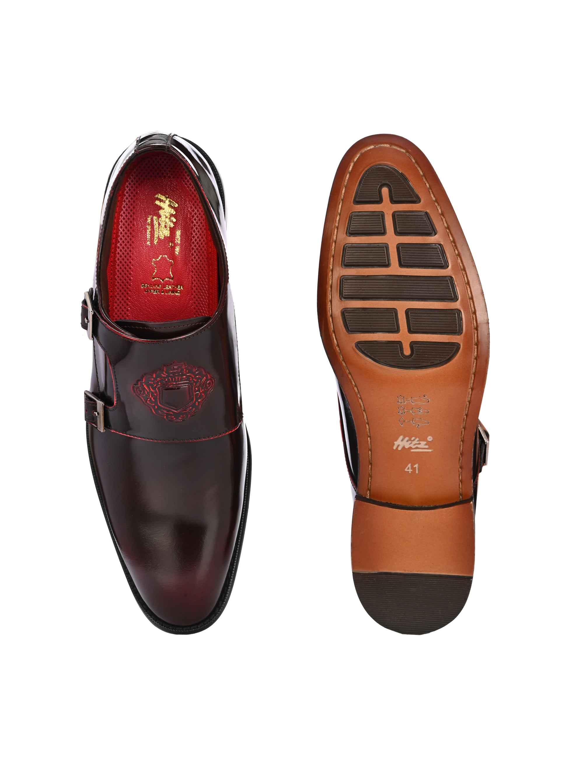 Astor Leather Monk Straps
