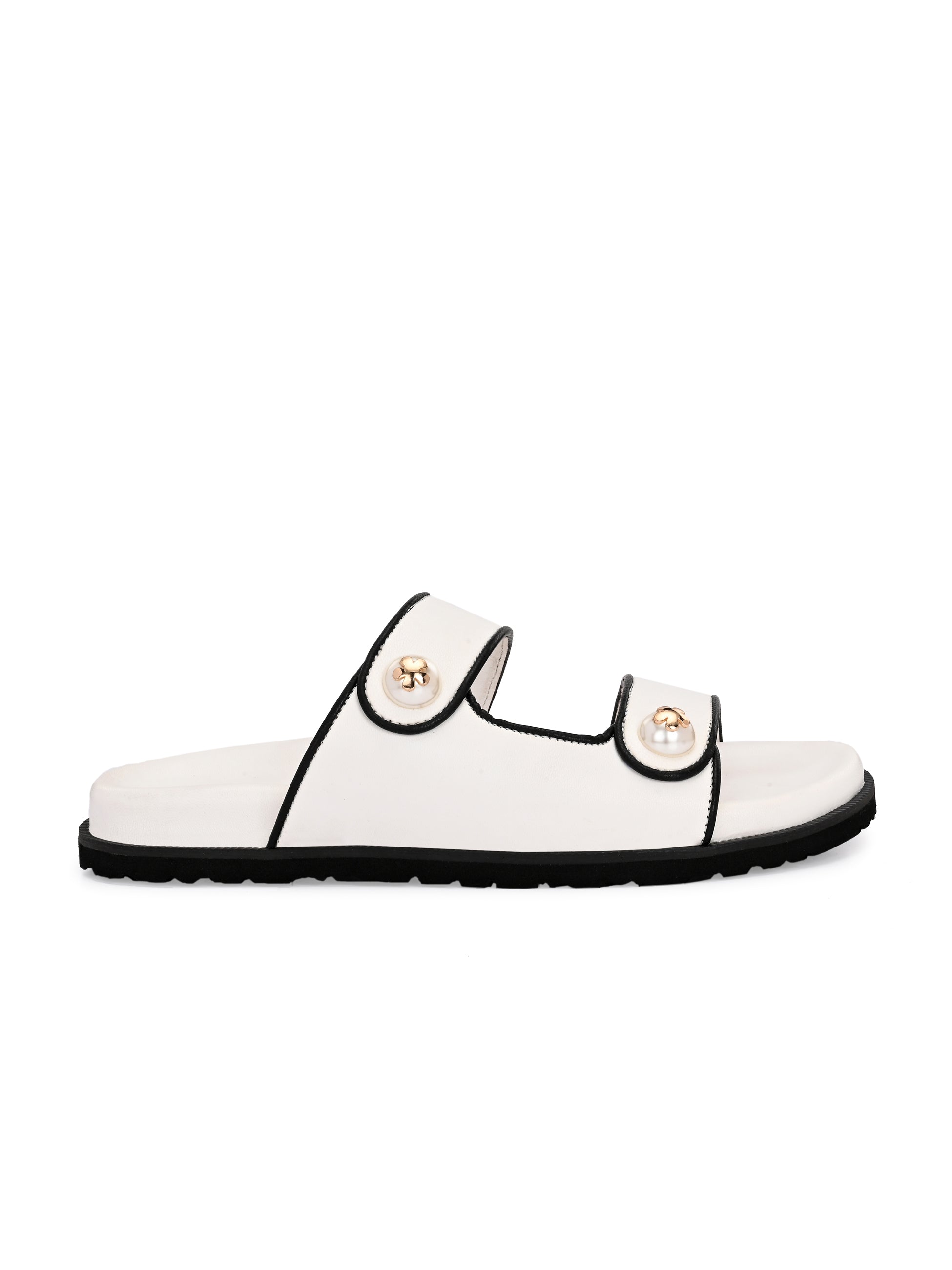 Athena Pipin Strappy Sliders