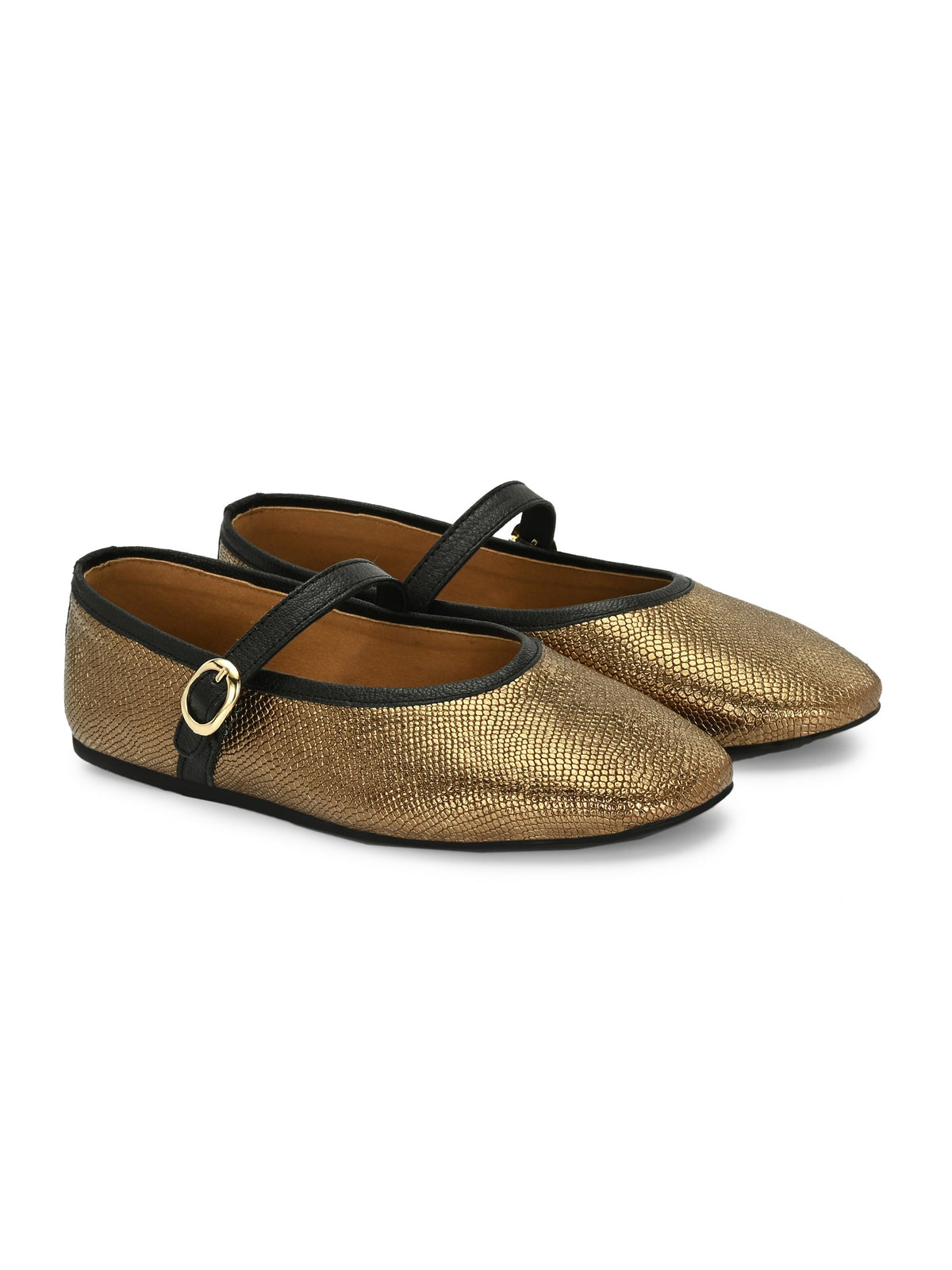 Crimson Leather Mary Janes