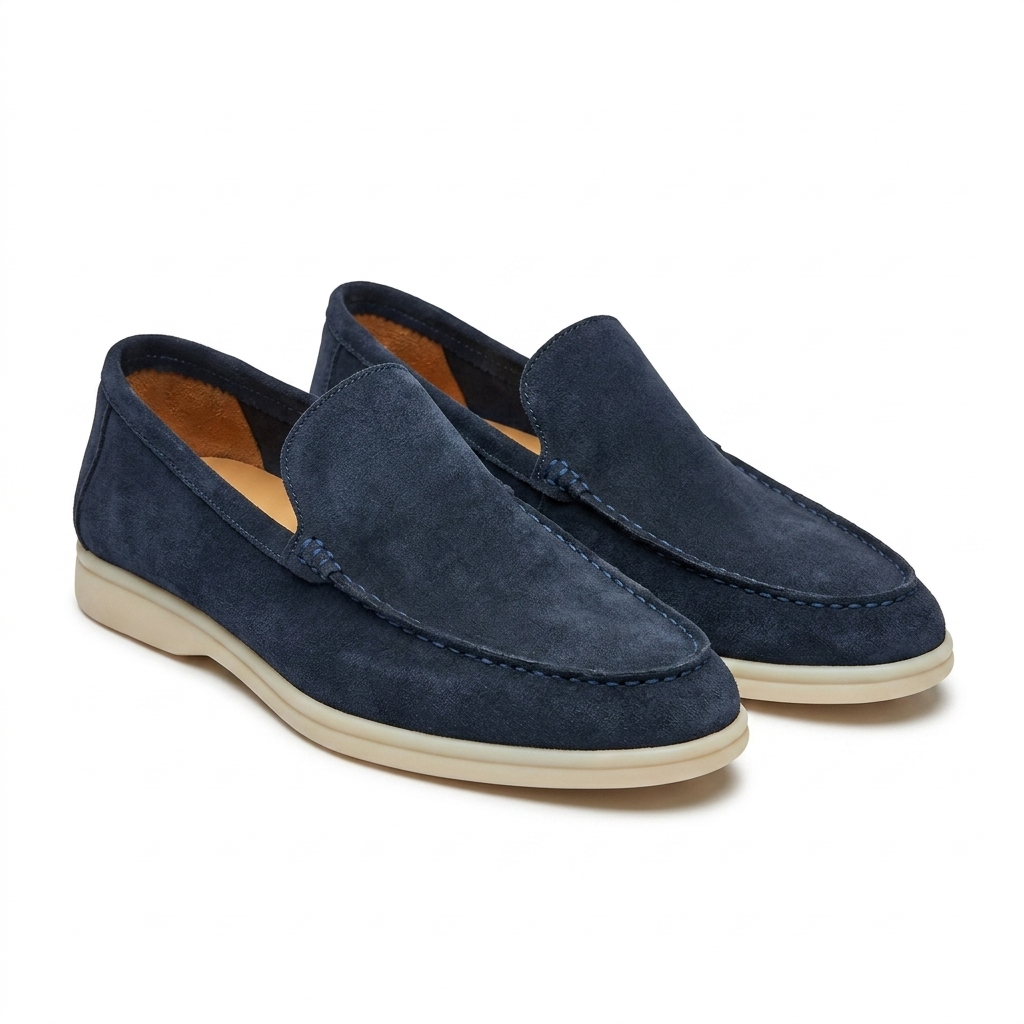 Alonso Premium Suede Leather Slip-On Loafers