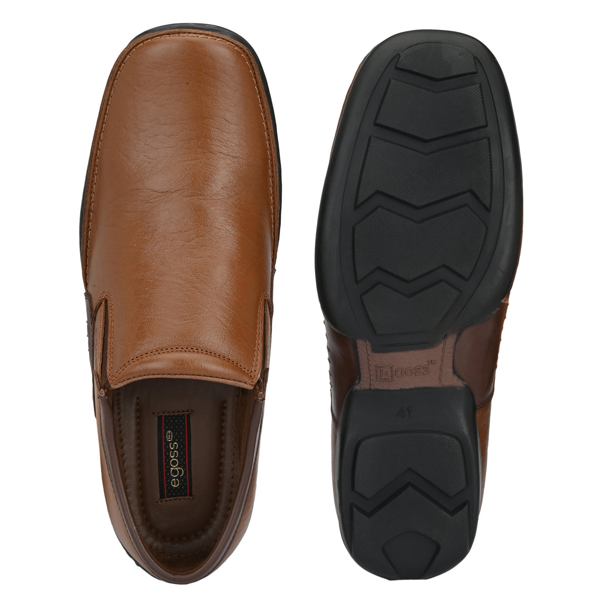 Warren Leather Broad Fit Casual Loafers