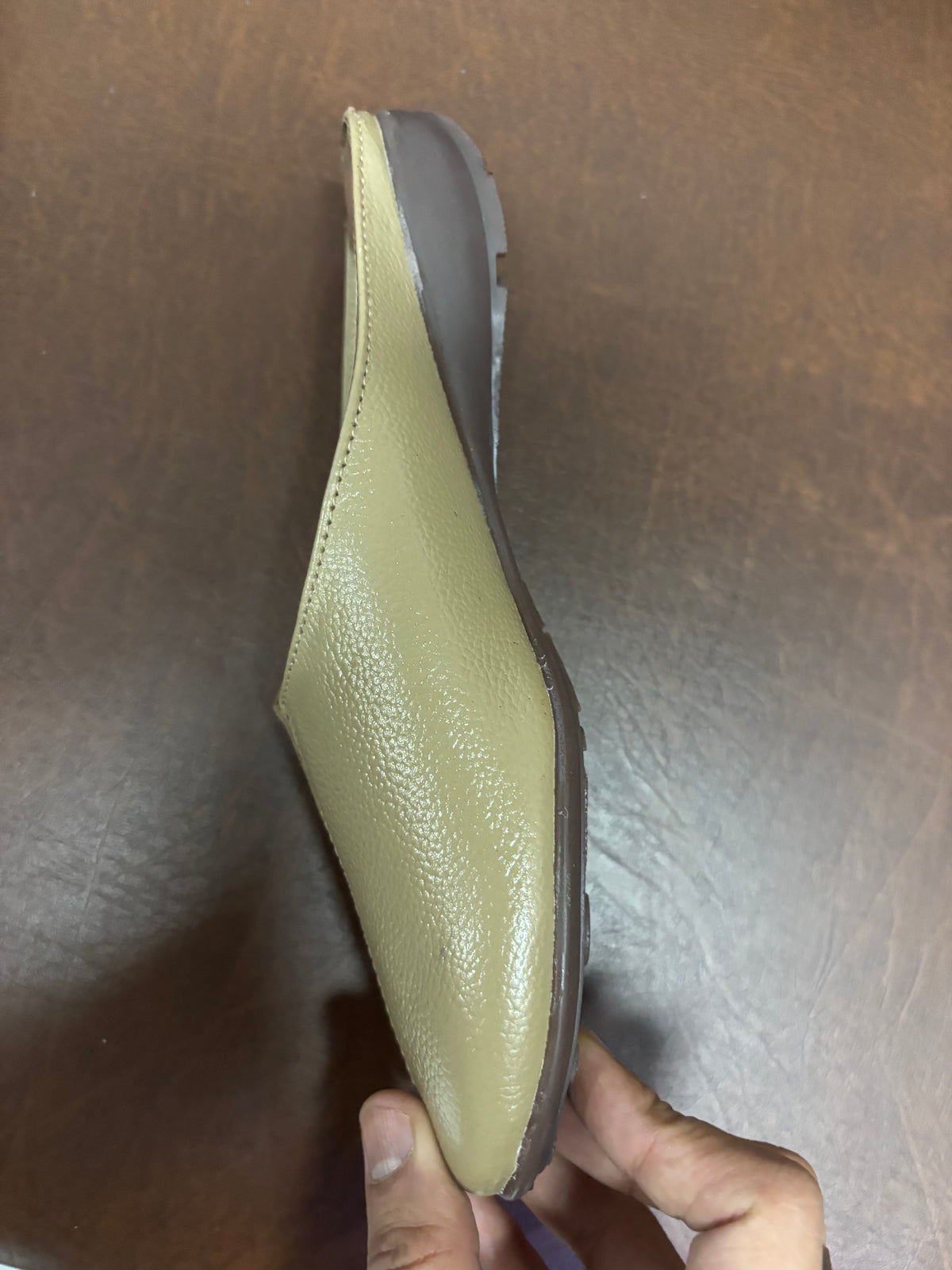 Lydia Leather Back Open Everyday Mules