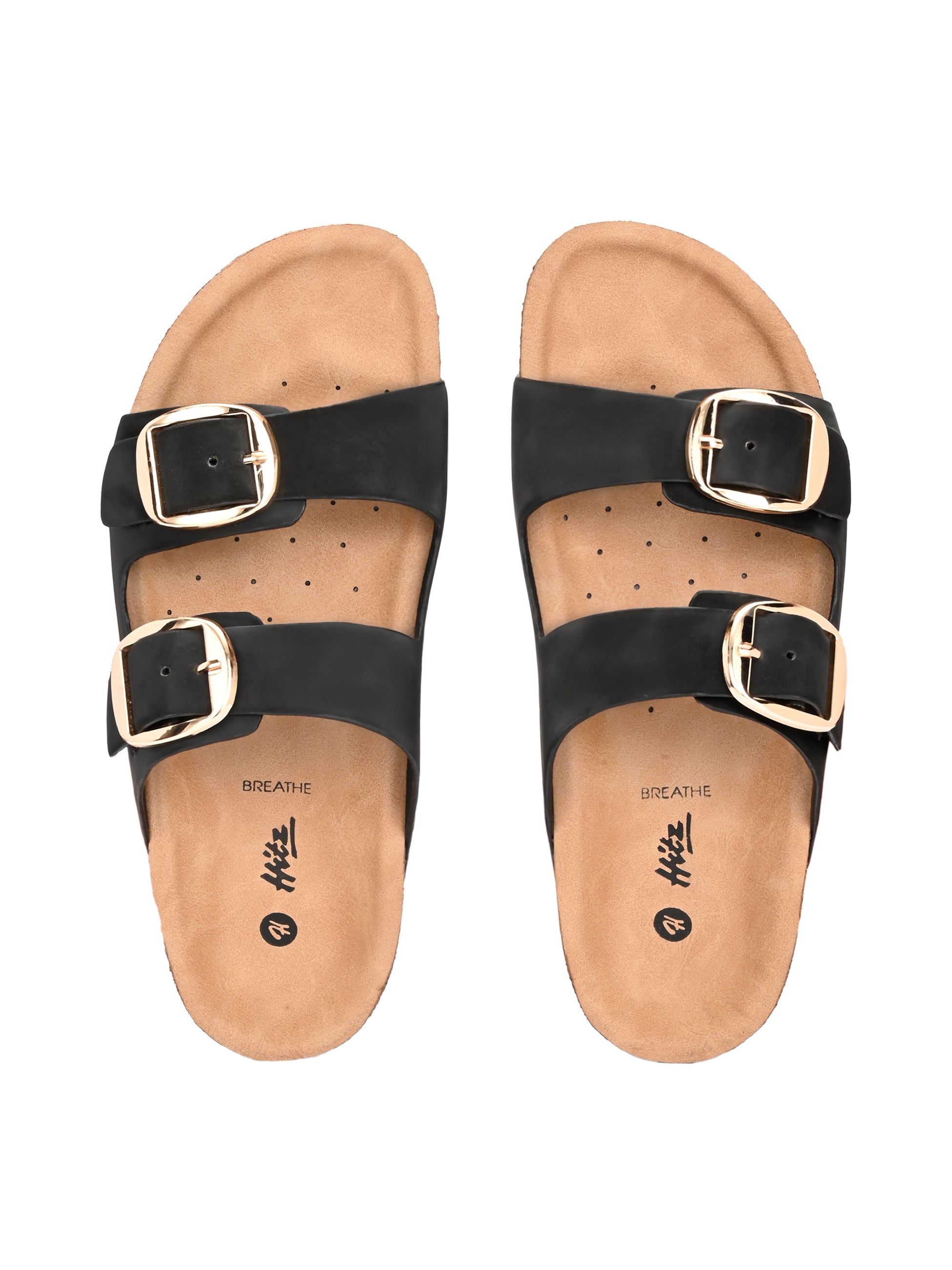Bianca Double Strap Sliders