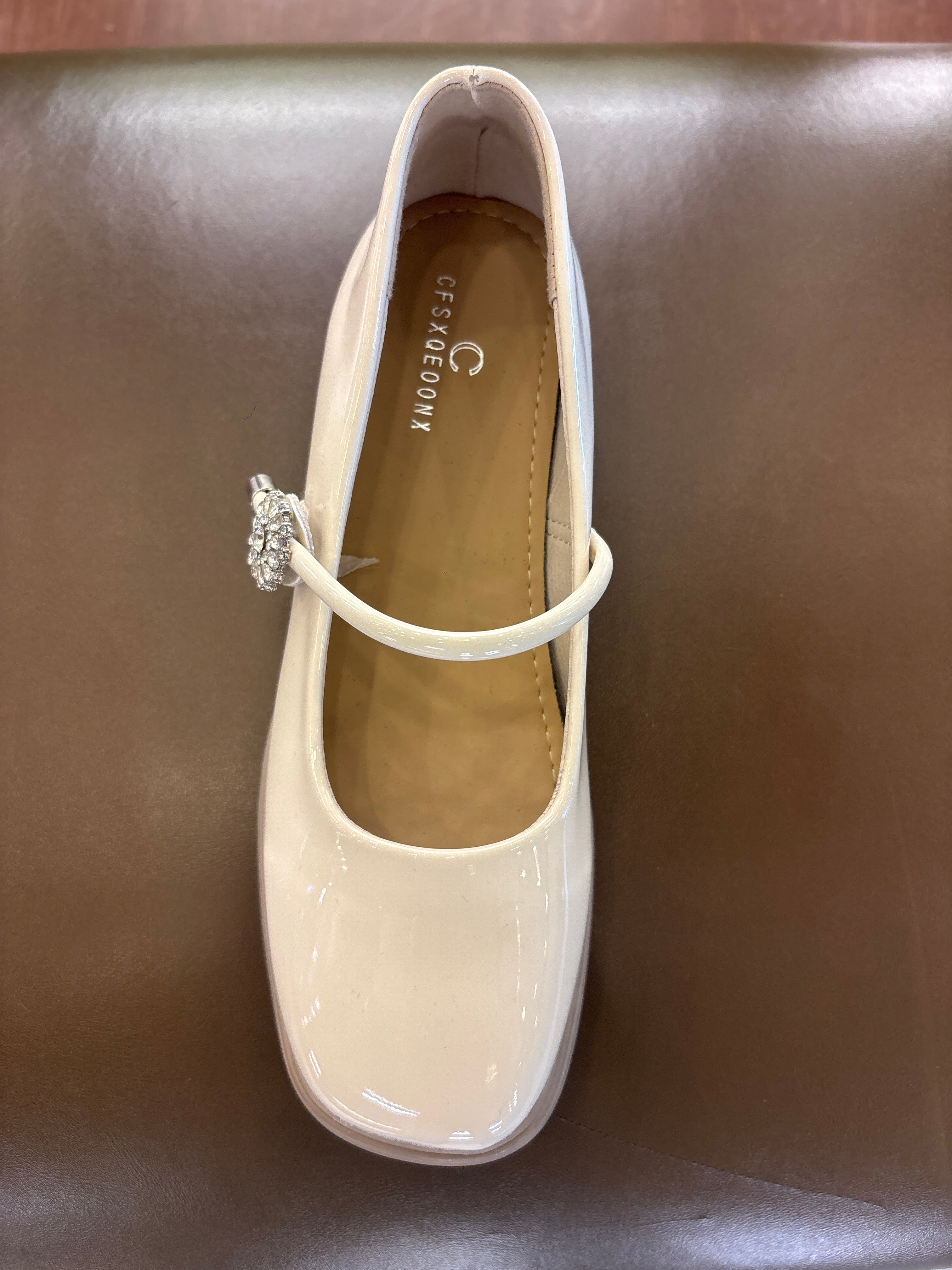 Madisson Premium Patent Mary Jane Block Heels - The Heels India