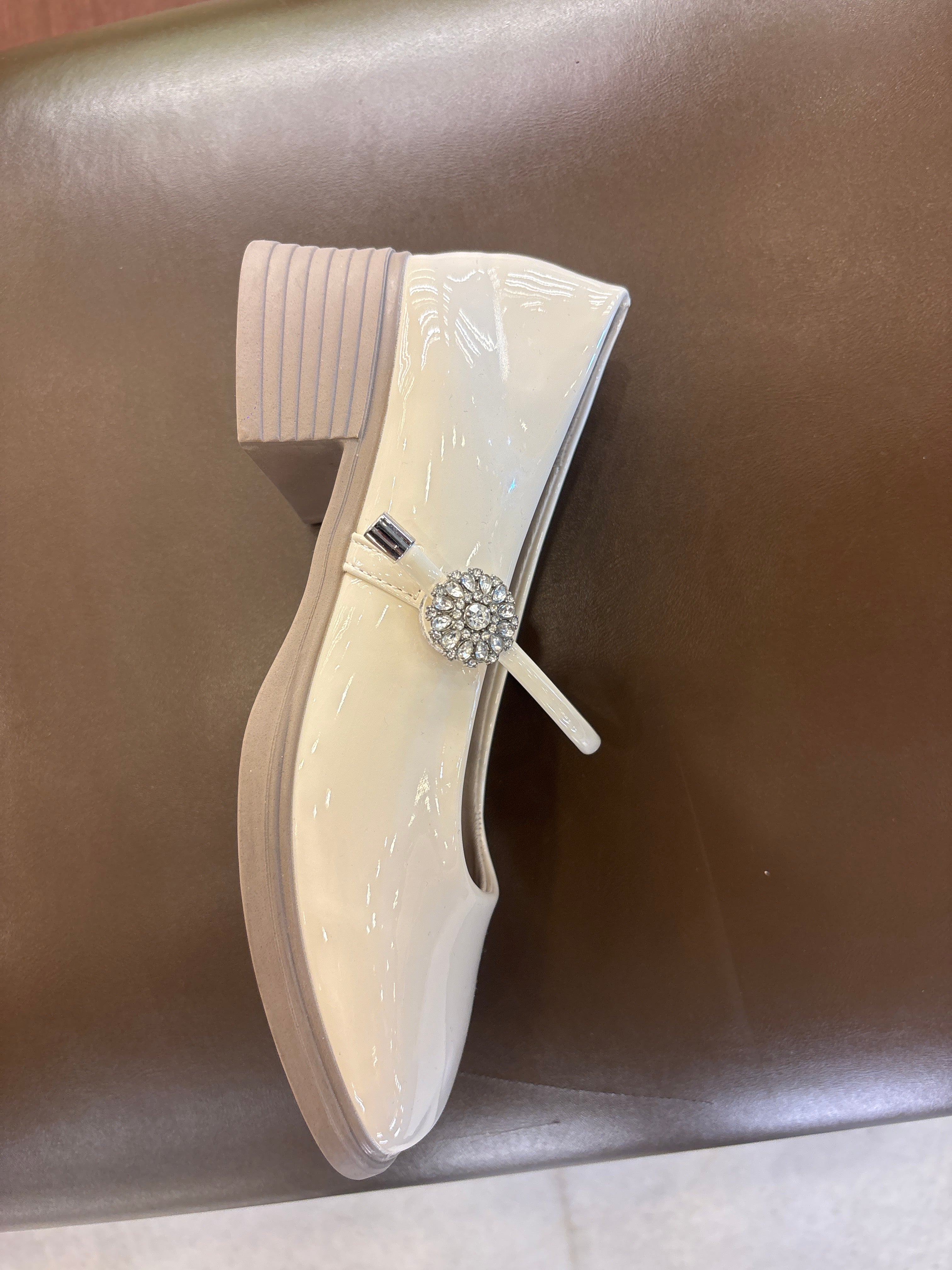 Madisson Premium Patent Mary Jane Block Heels - The Heels India