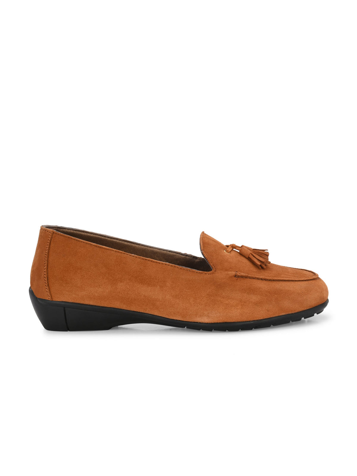 Jerry Suede Leather Tassel Loafers