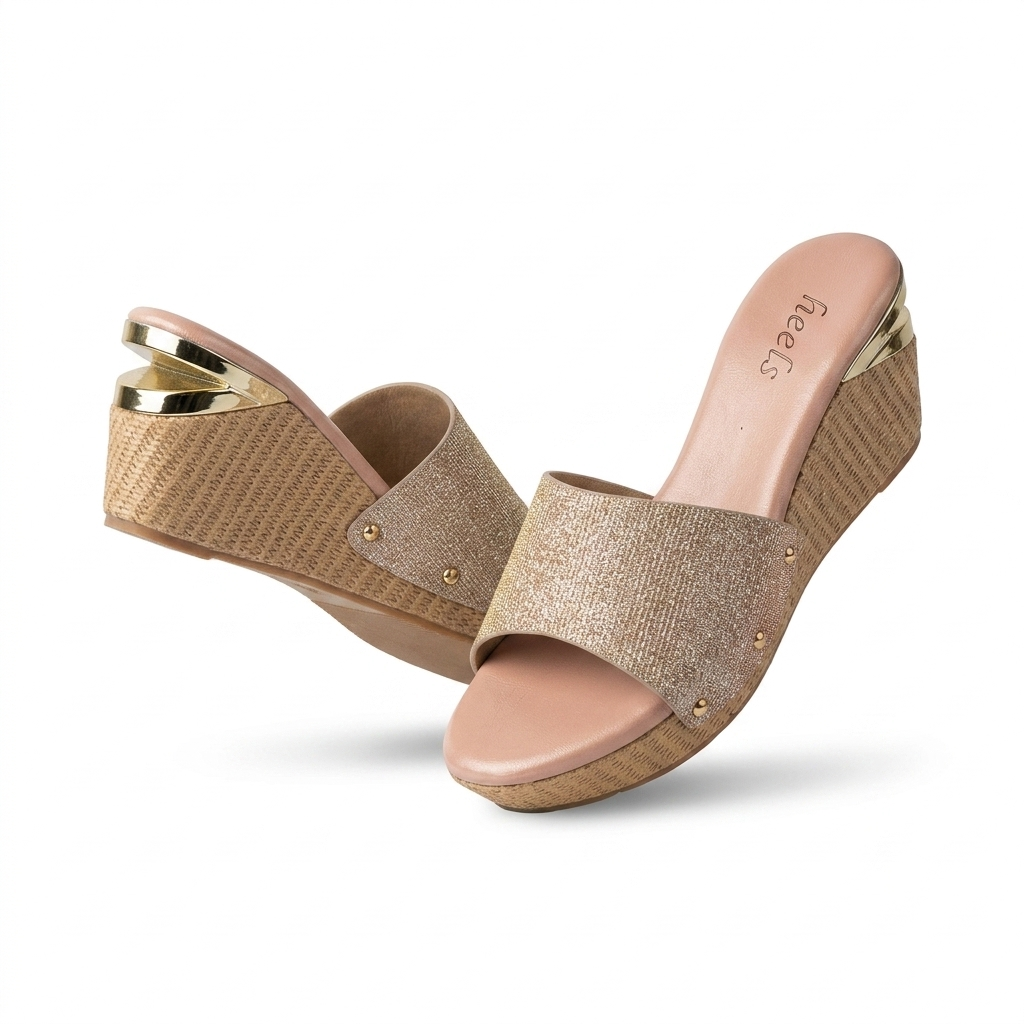 Agatha Bling Wedge Heels - The Heels India