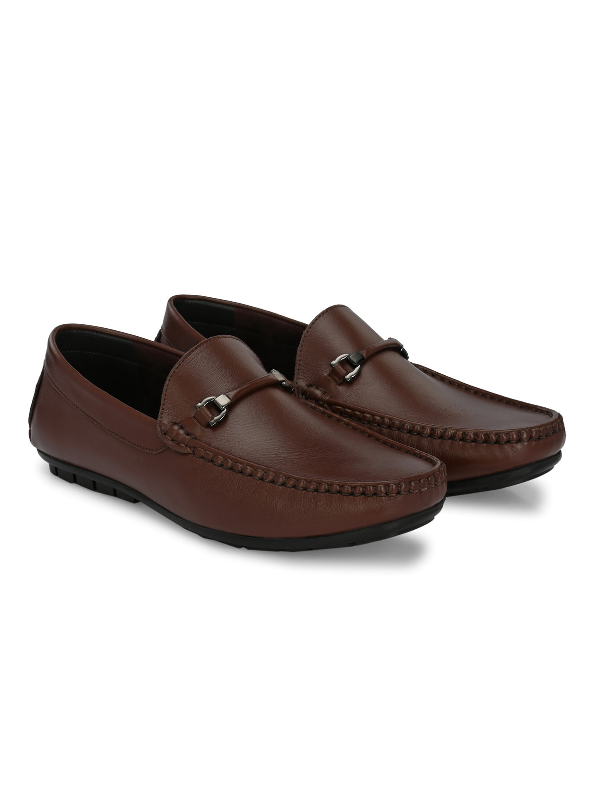 Puyol Leather Cushioned Loafers