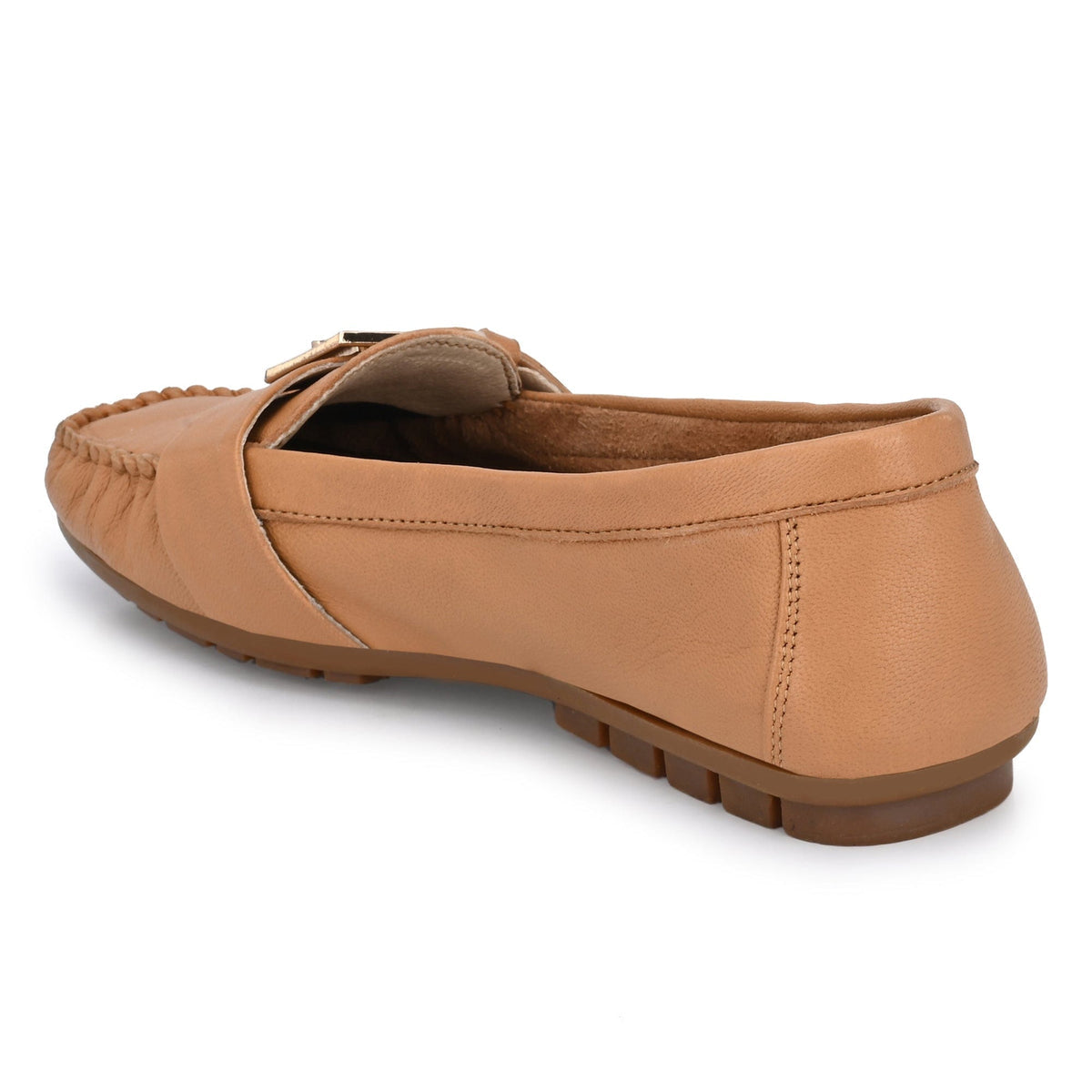 Kiya Buckled Leather Loafers