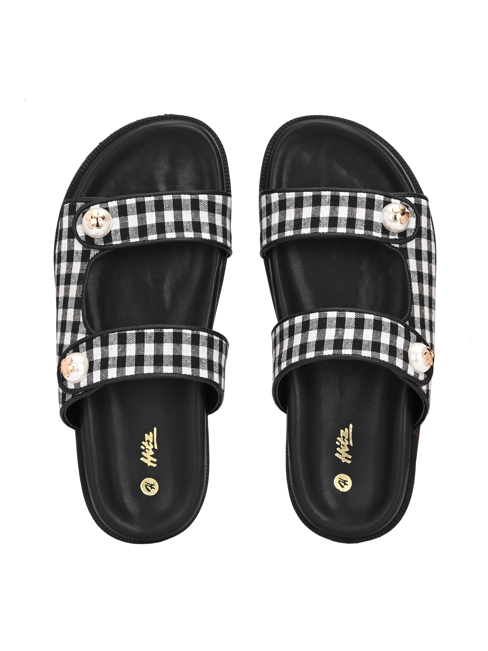 Athena Pipin Strappy Sliders