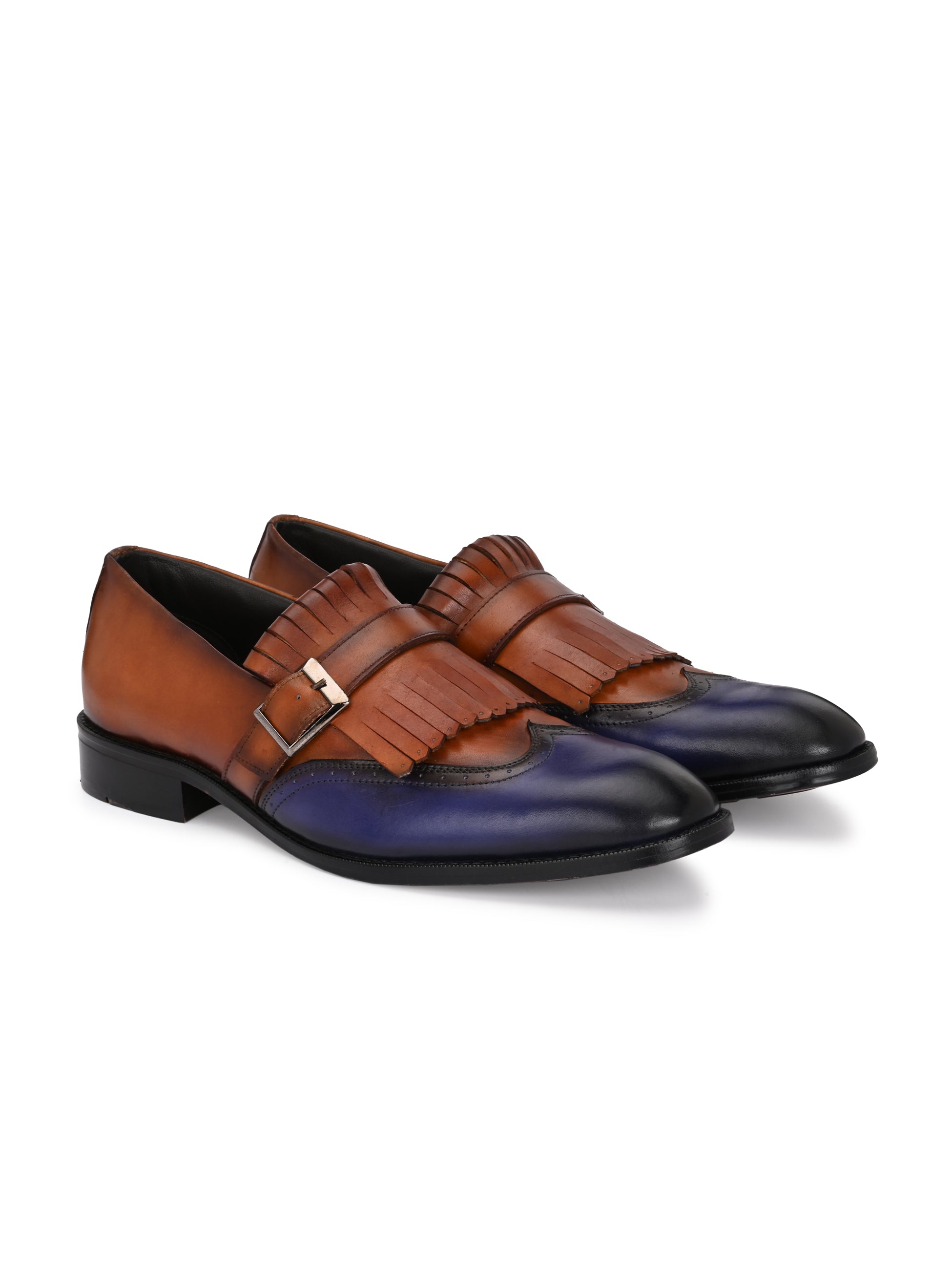 Marcello Semi Brogue Leather Shoes - The Heels India