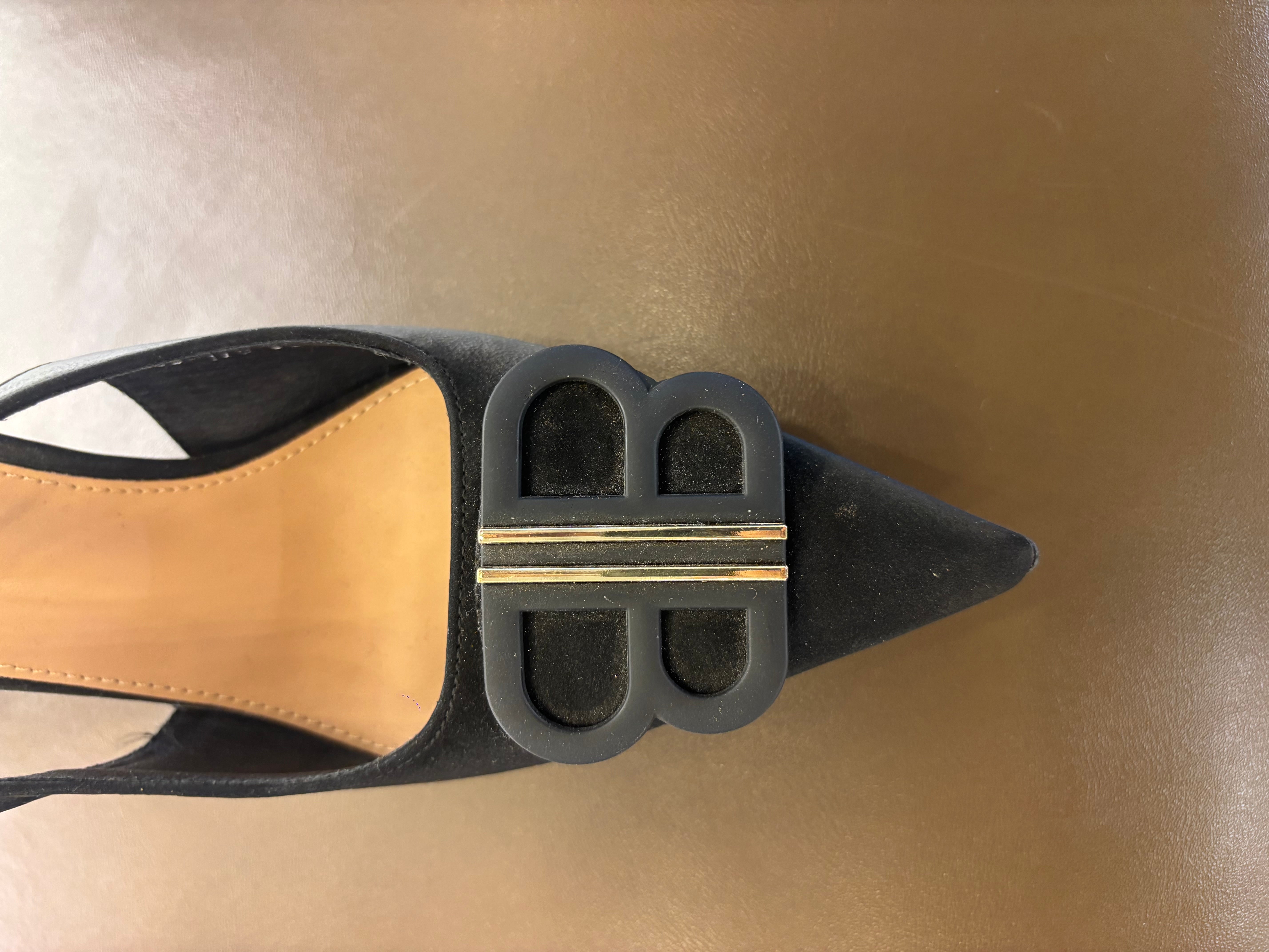 Brie Premium Slingback Kitten Heels