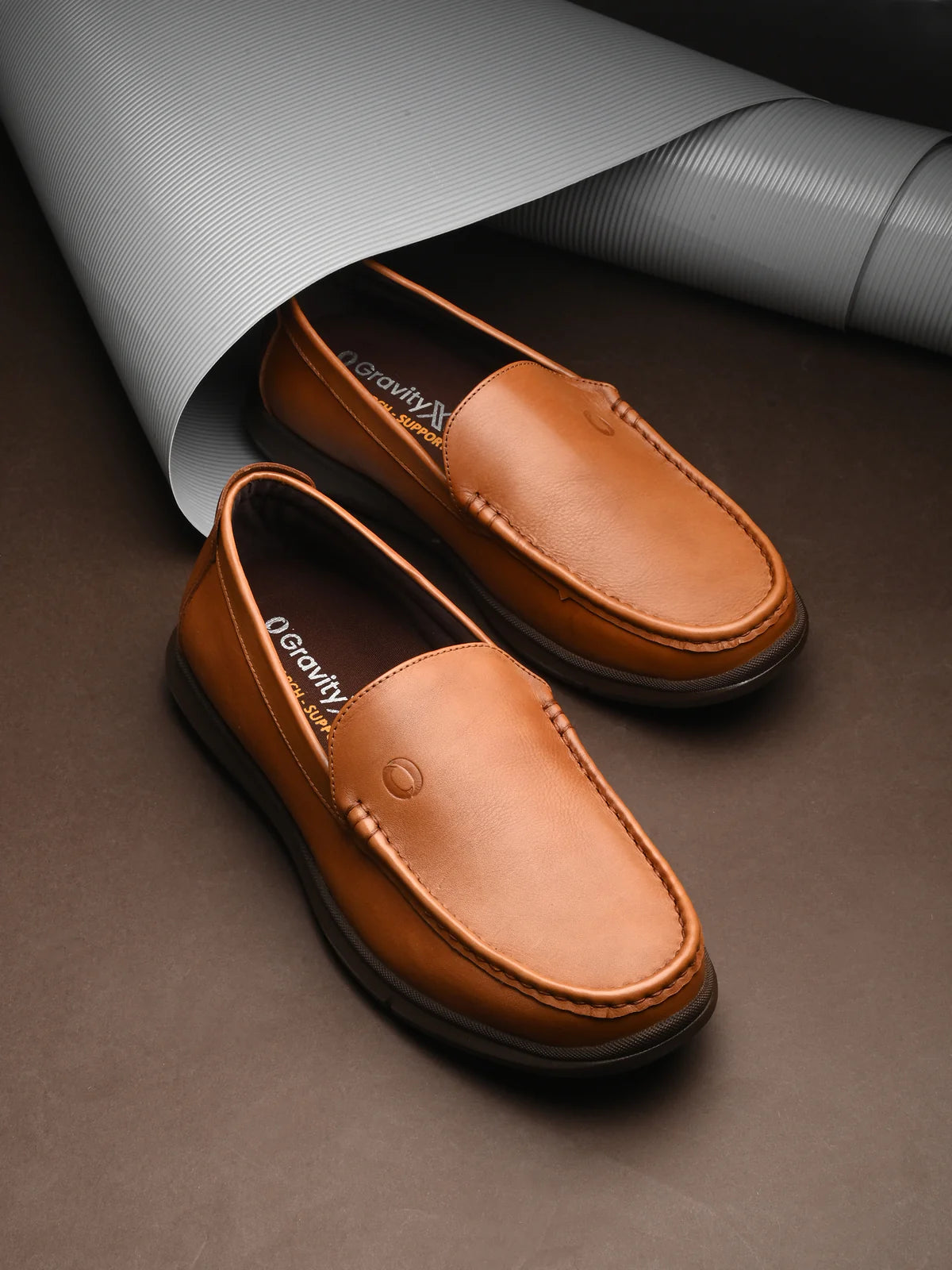 Neil Zero Gravity Lightweight Leather Slip On Sneakers - The Heels India