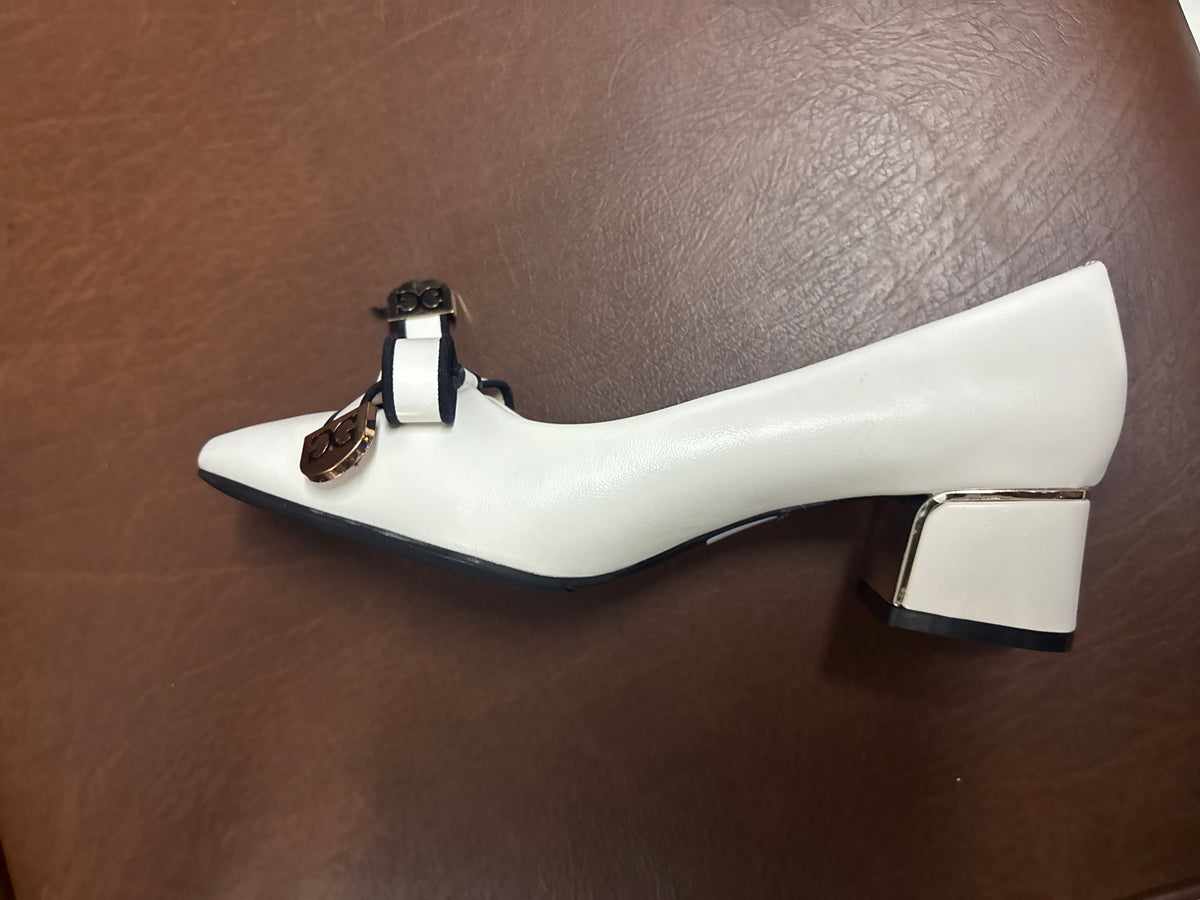 Klara Knot Bow Block Heel Stilettoes