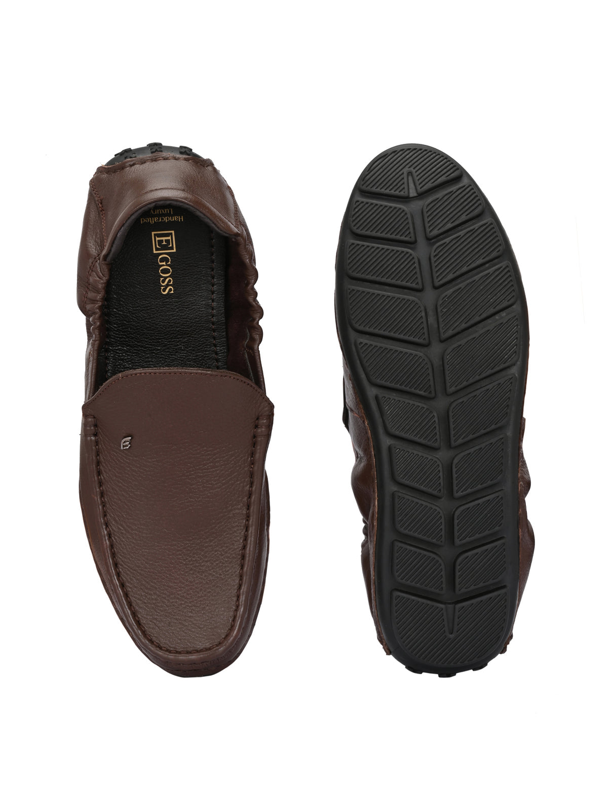 Clyde Leather Back Elastic Cushioned Loafers - The Heels India