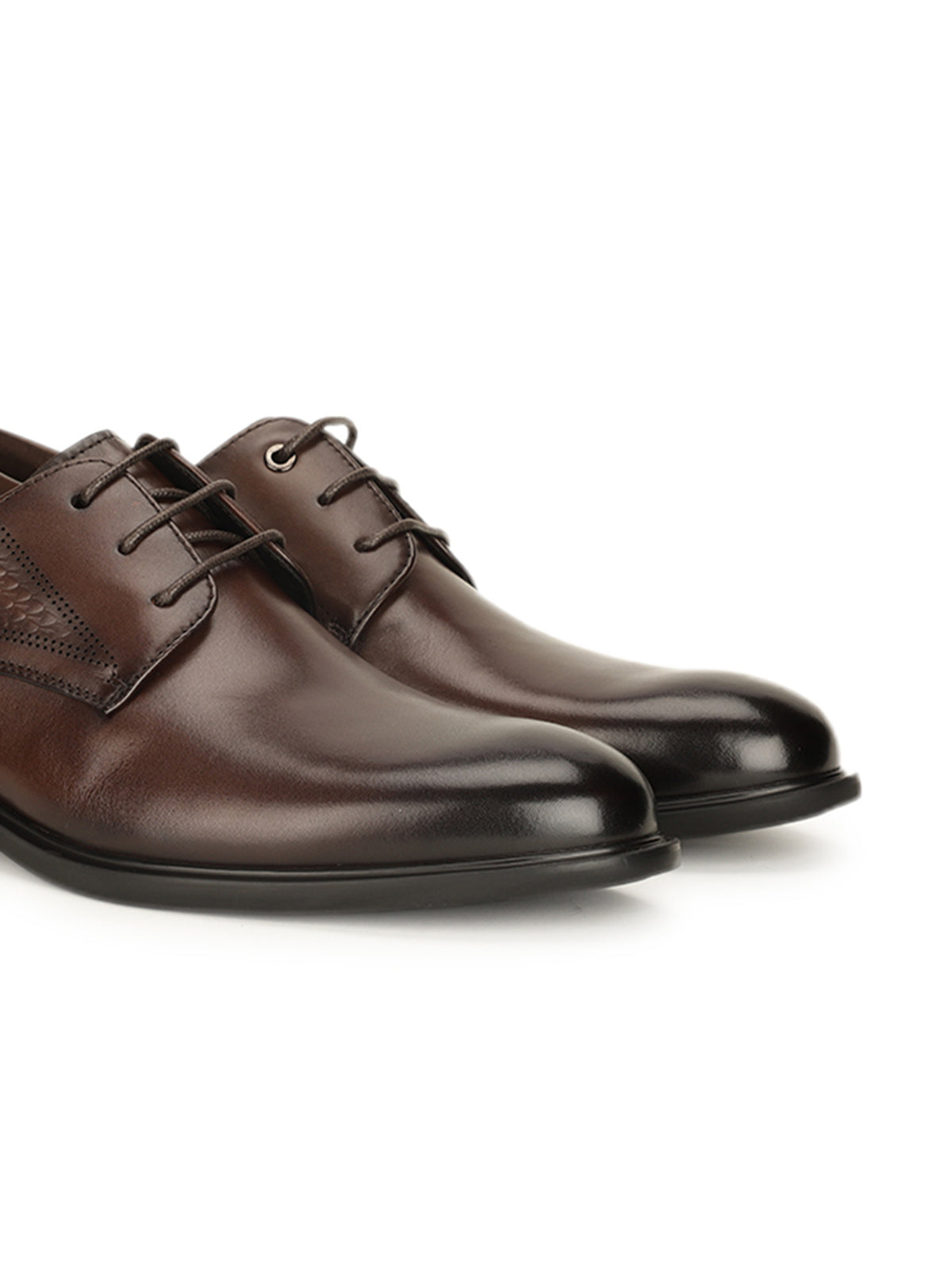 Floyd Premium Leather Lace Up Derby Shoes