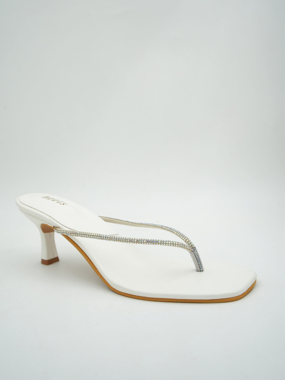 Azzura V Shape Bling Kitten Heels