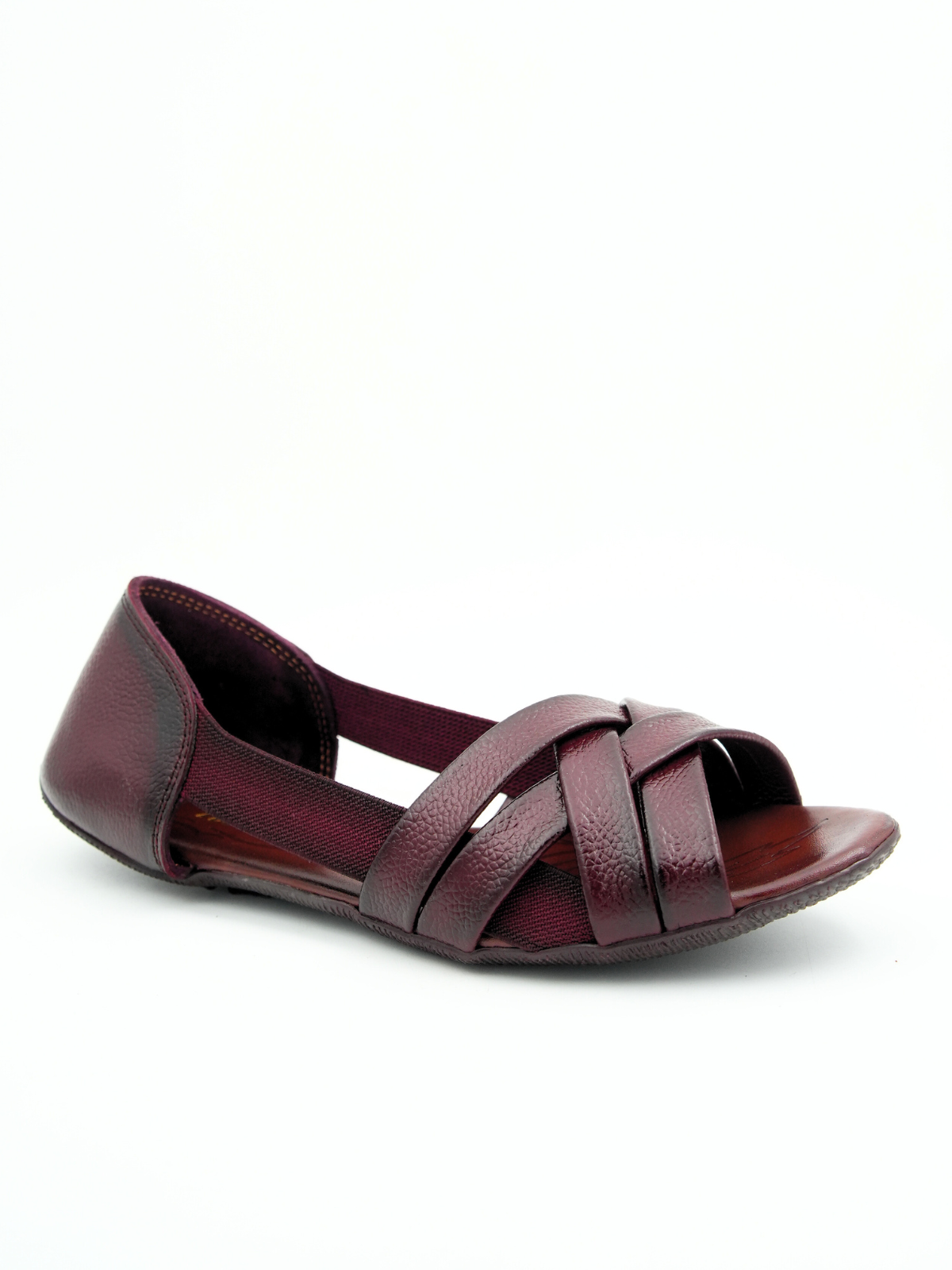 Georgia Leather Crisscross Sandals