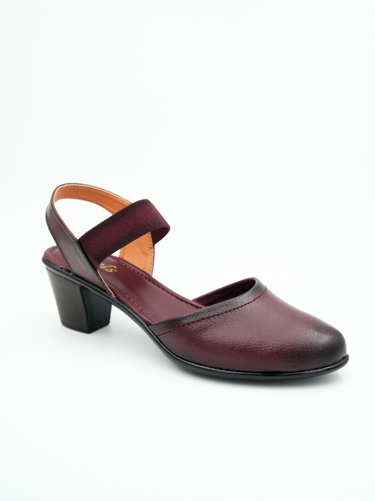 Marcia Leather Block Heel Pumps