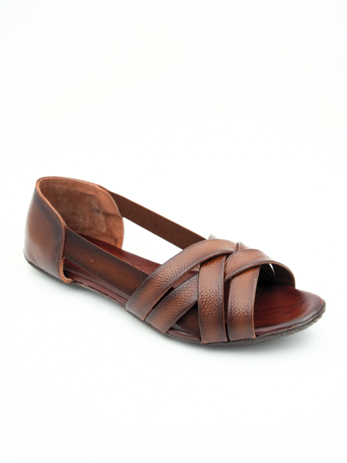 Georgia Leather Crisscross Sandals