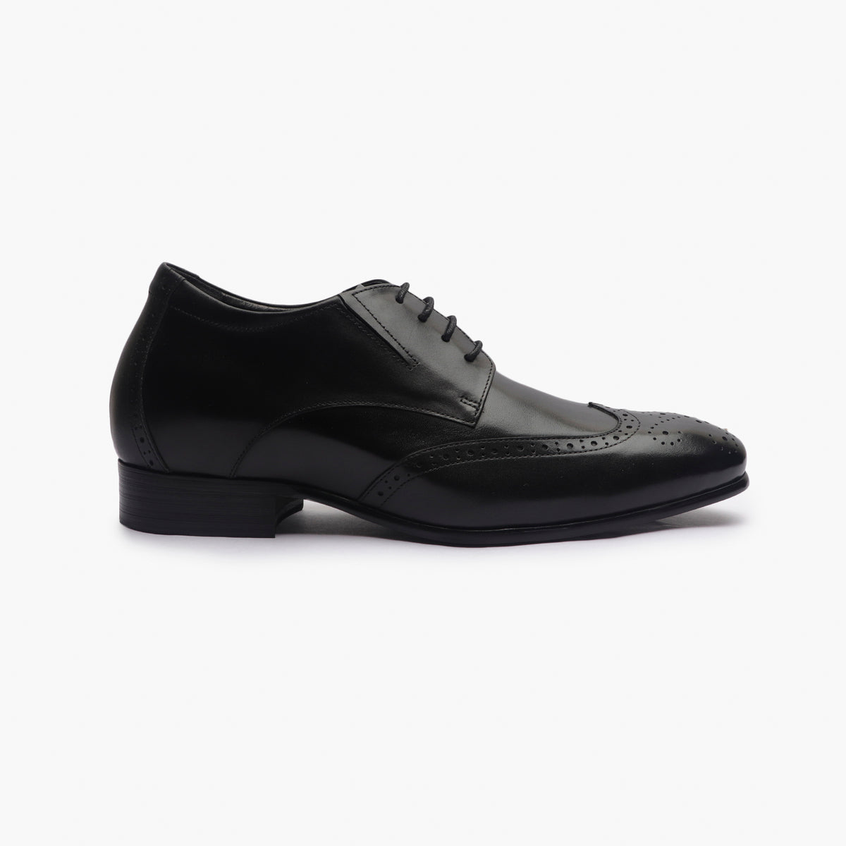Anders Premium Leather Insert Heel Brogues - The Heels India