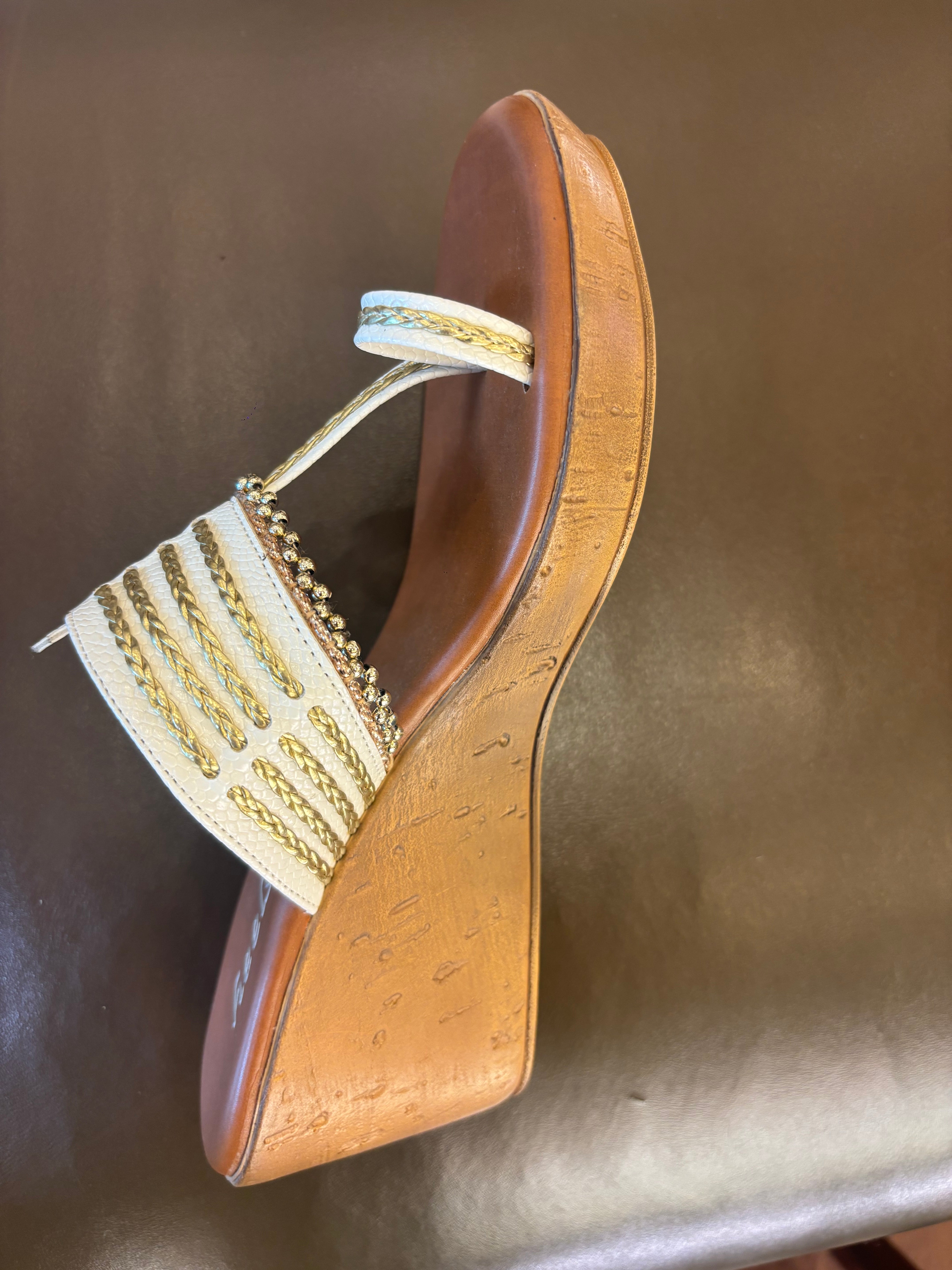 Zeeba Wedge Heel Kohlapuri’s