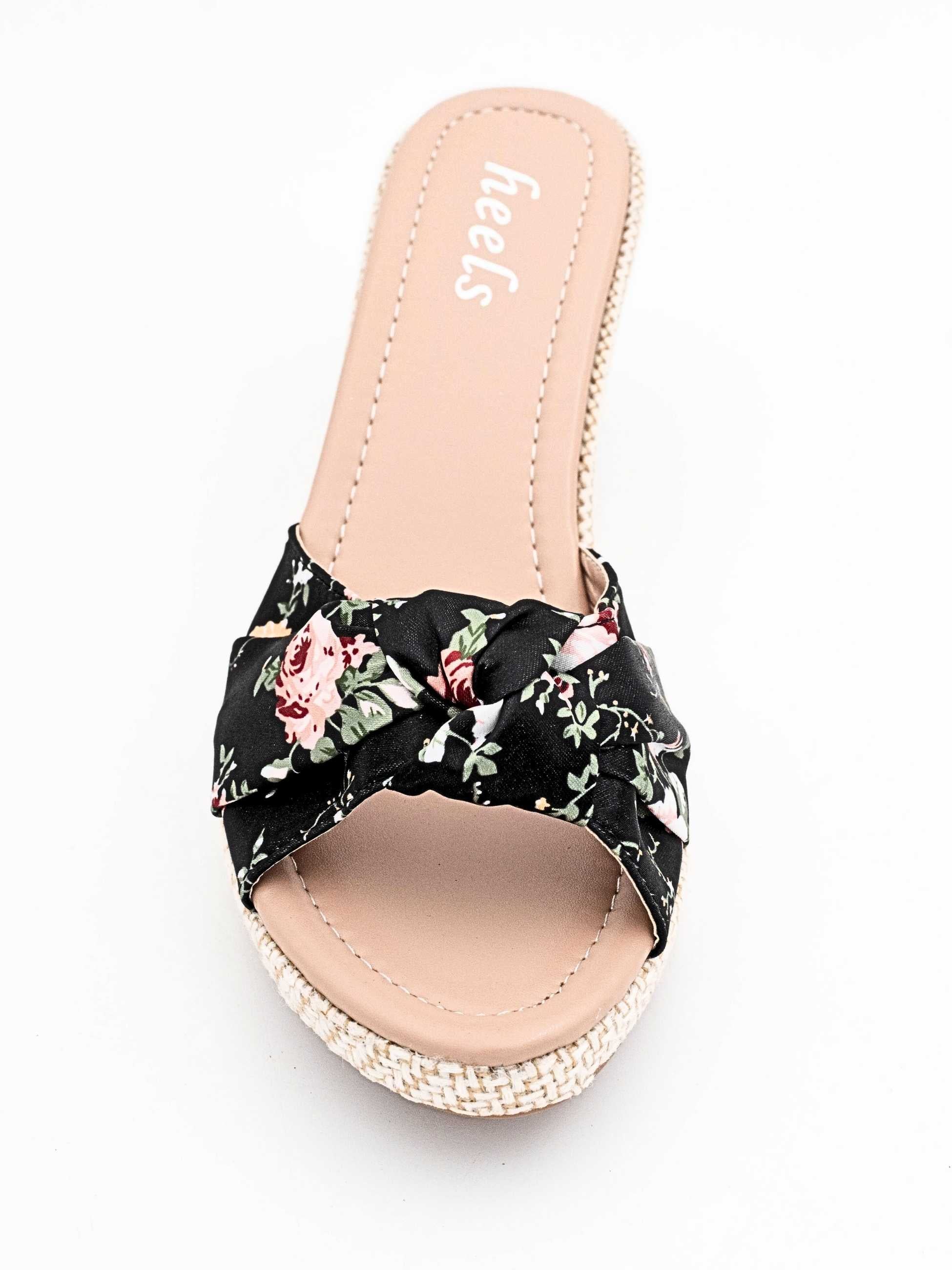 Kate Knot Bow Wedge Heels
