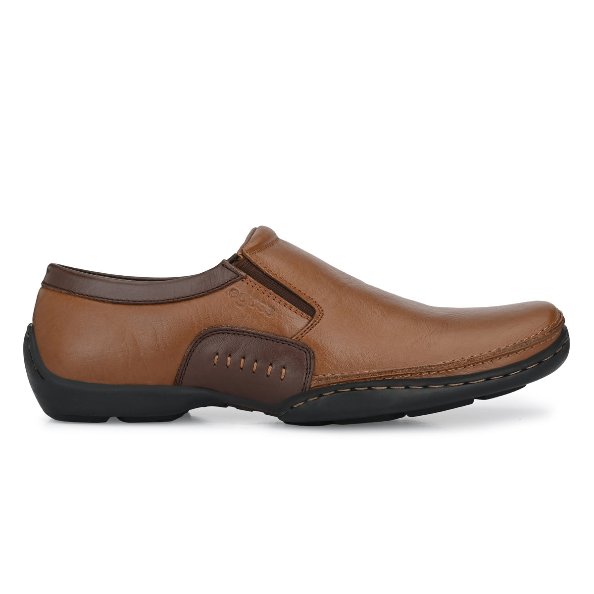 Warren Leather Broad Fit Casual Loafers