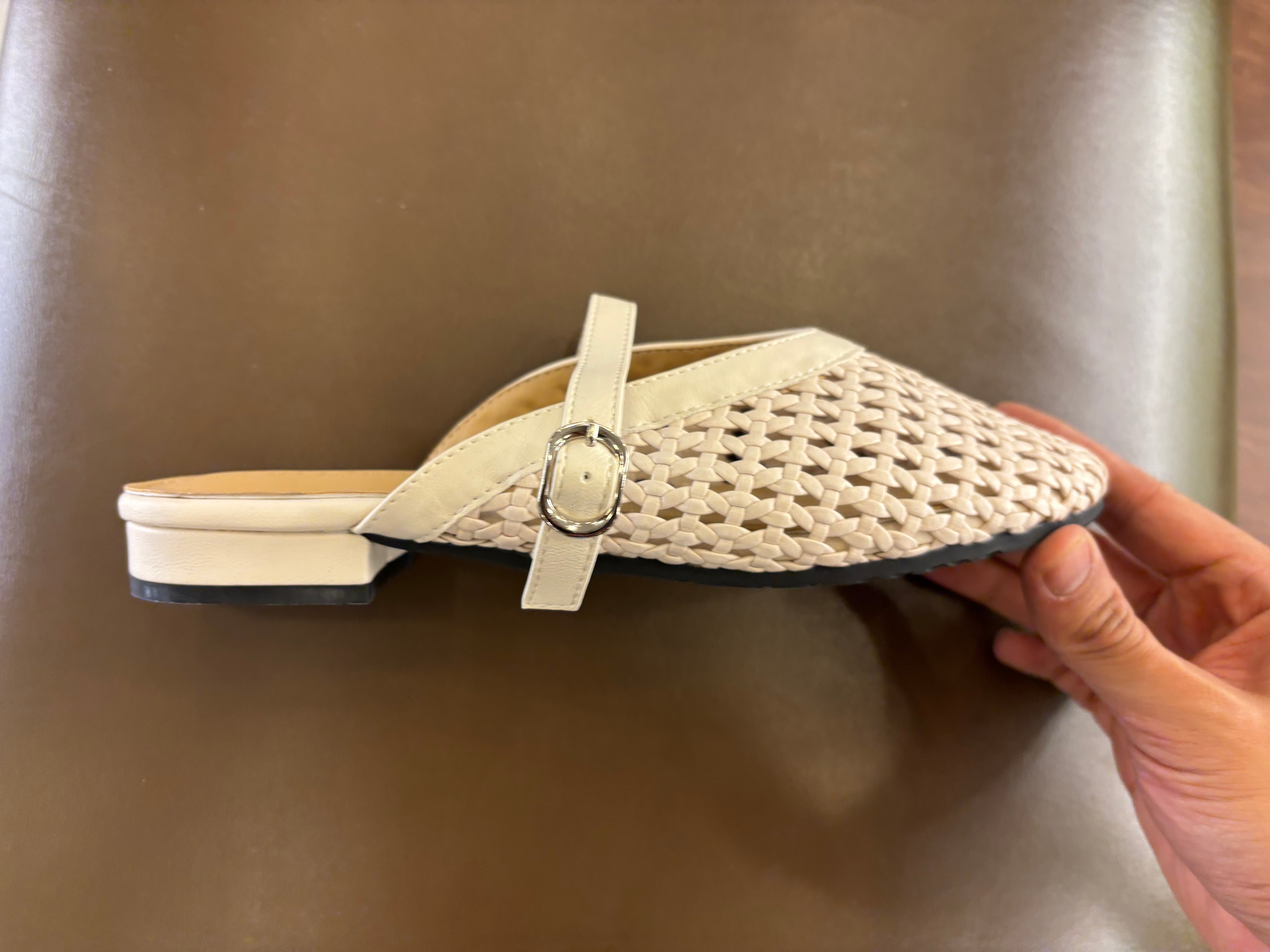 Nysa Premium Mesh Mary Jane Mules