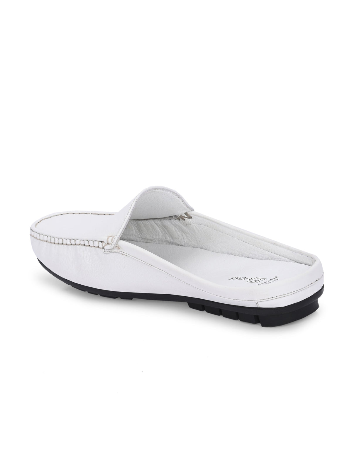 Flint Leather Casual Slip-On Mules