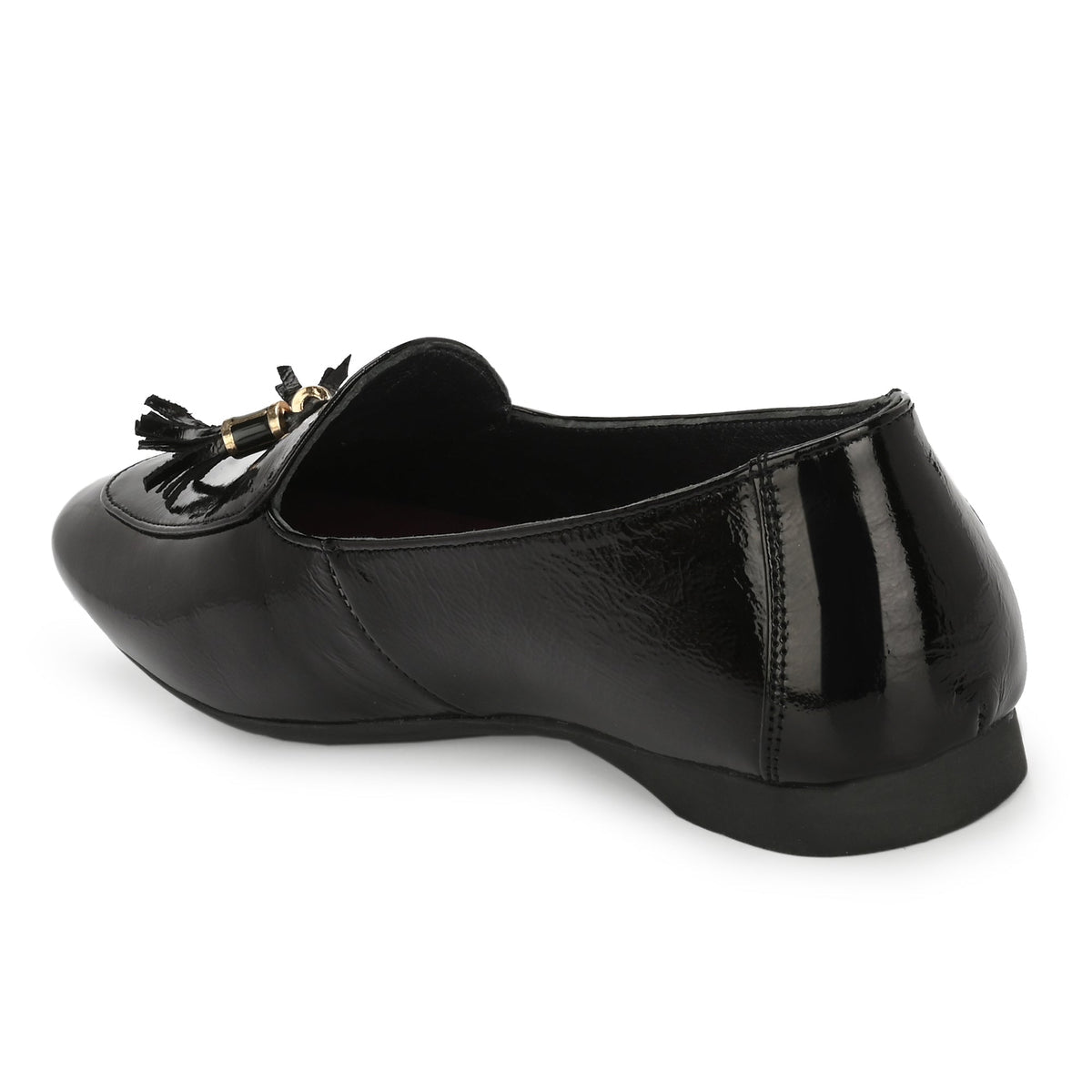 Malkova Leather Tassel Ballerinas