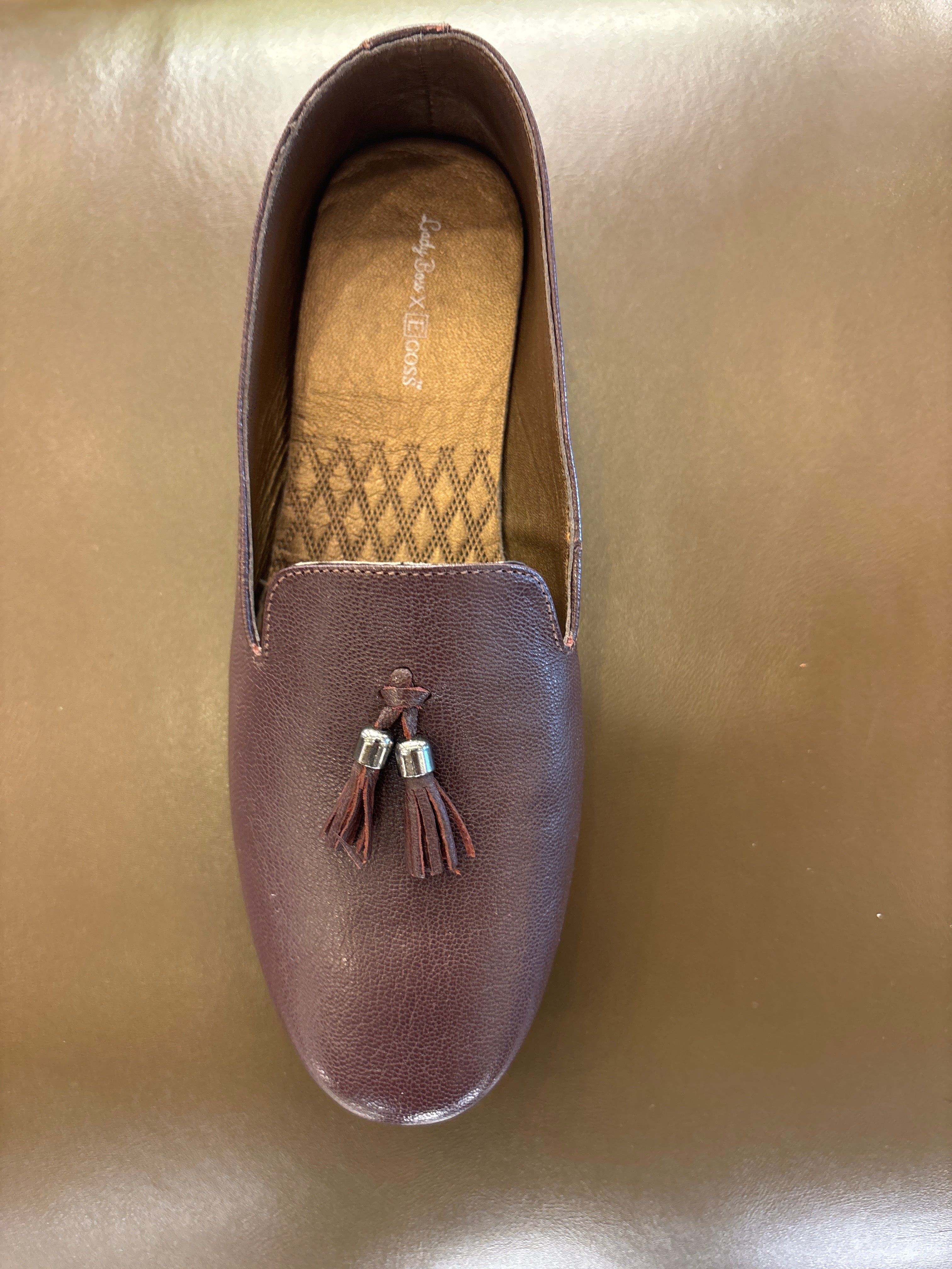 Clinton Leather Tassel Cushioned Loafers