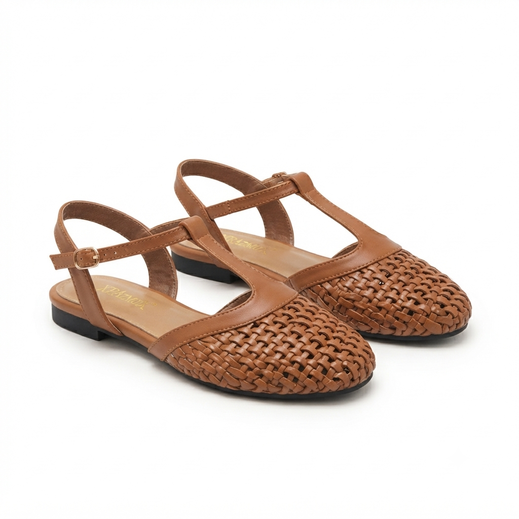 Nysa T Strap Premium Mesh Mary Janes