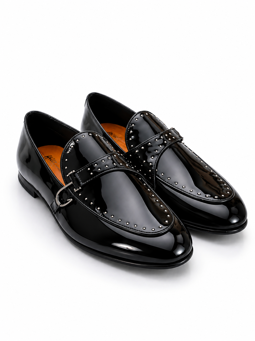 Luxure Studded Patent Leather Loafer