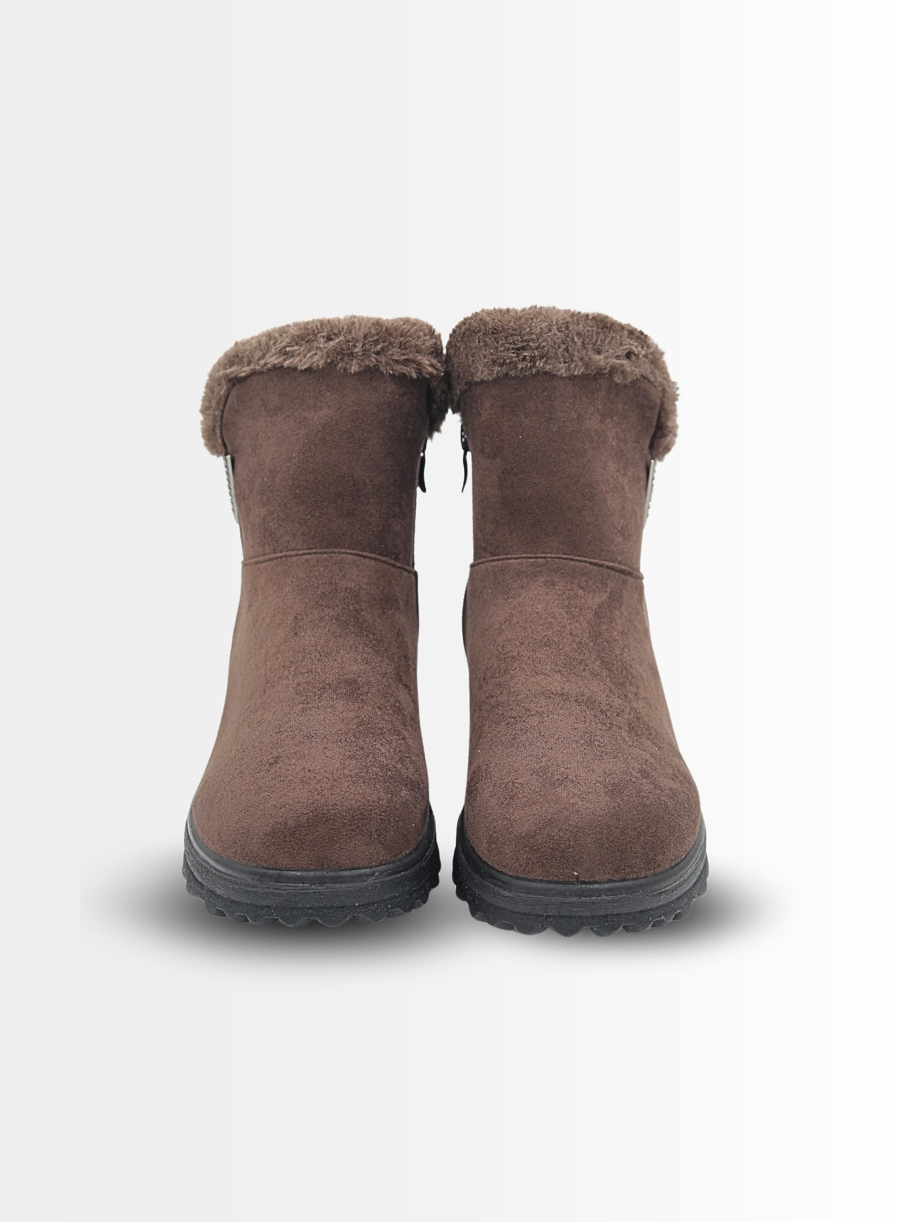 Alice Suede Ankle Fur Boots