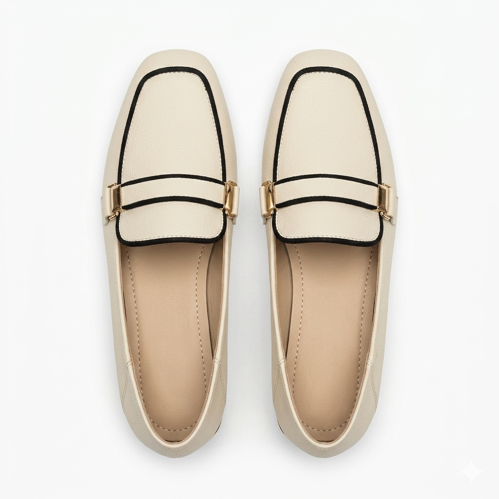 Melrose Premium Strap Block Heel Loafers