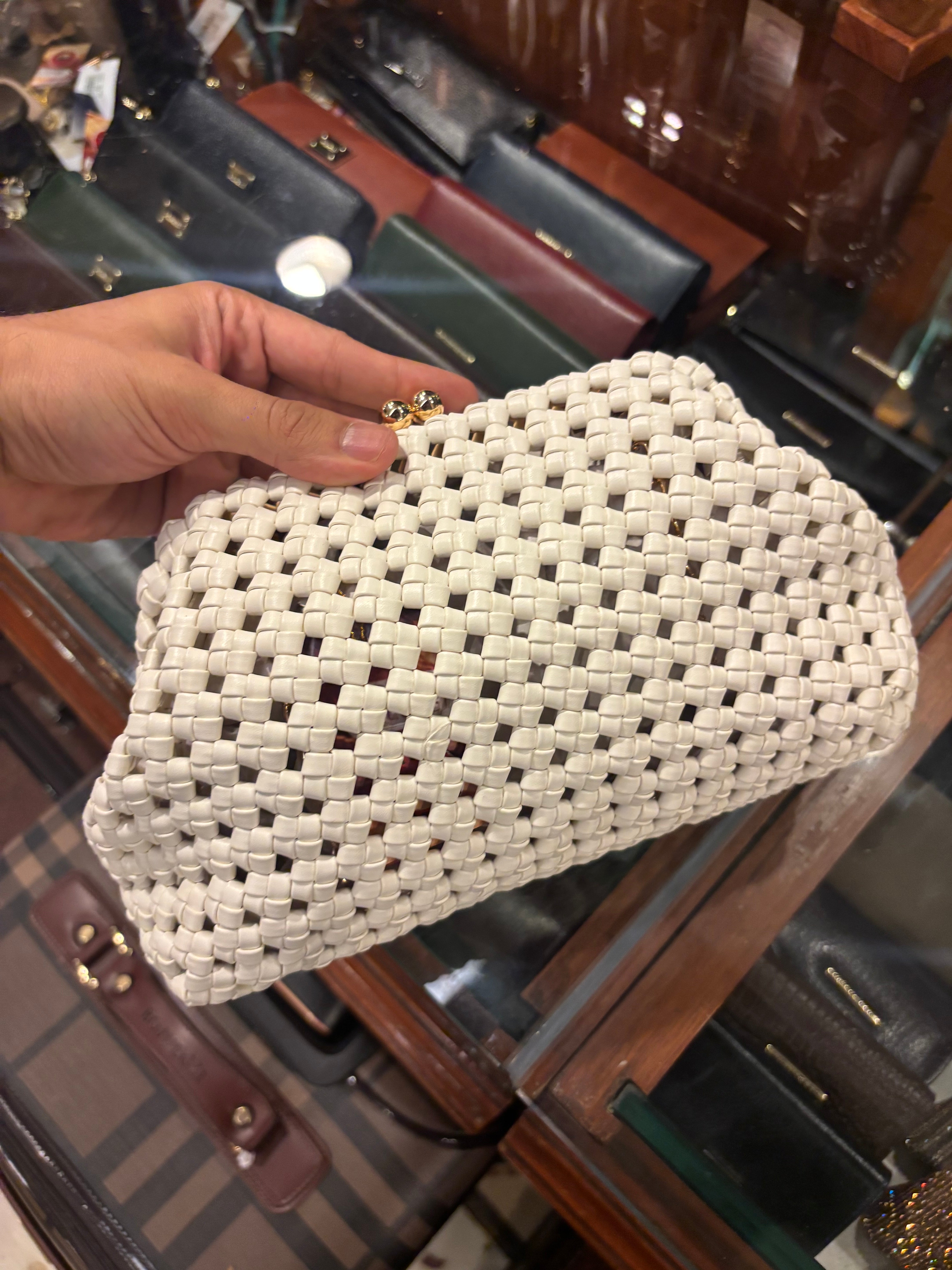 Woven Soft Quilt Sling Bags