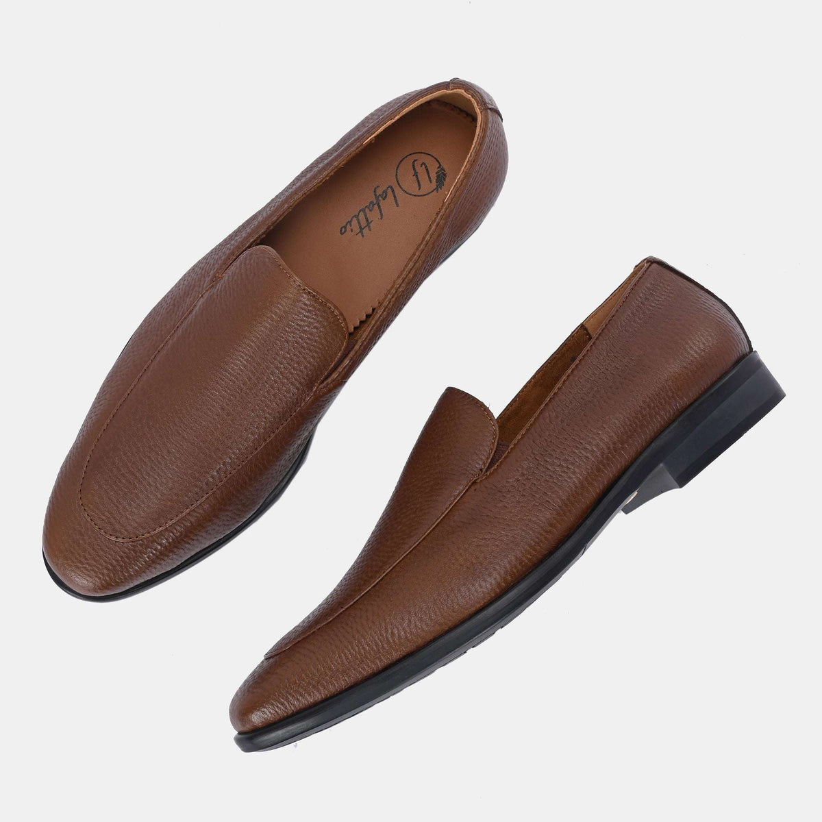 Ethan Pashmina Leather Penny Loafers - The Heels India