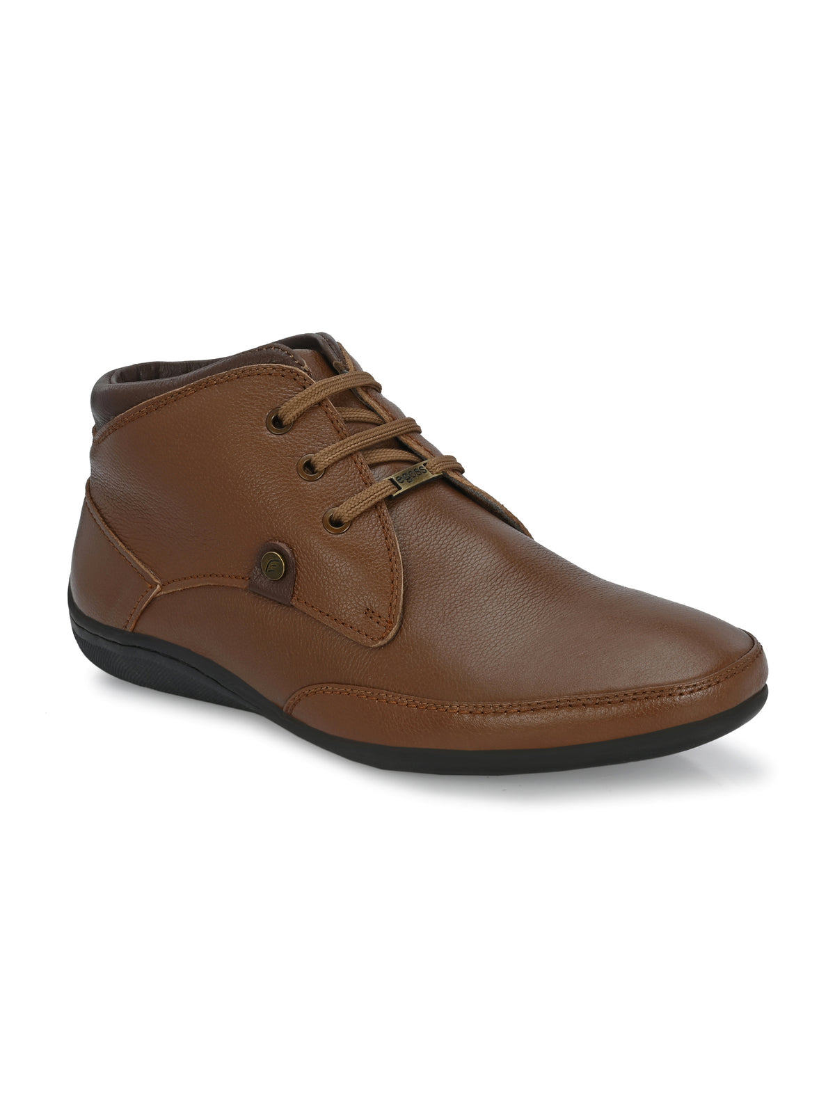 Zenma Leather Casual Lace Boots