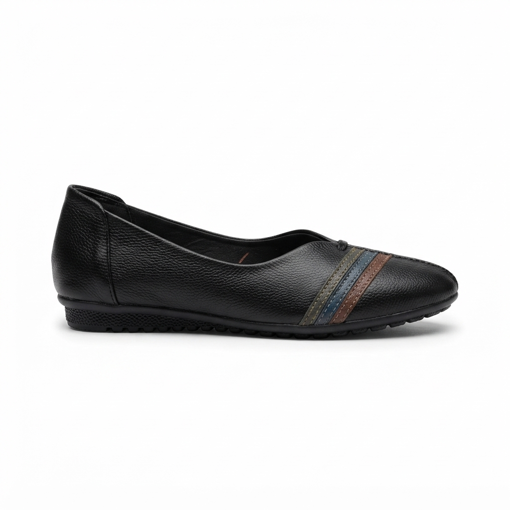 Stripes Classic Leather Loafers