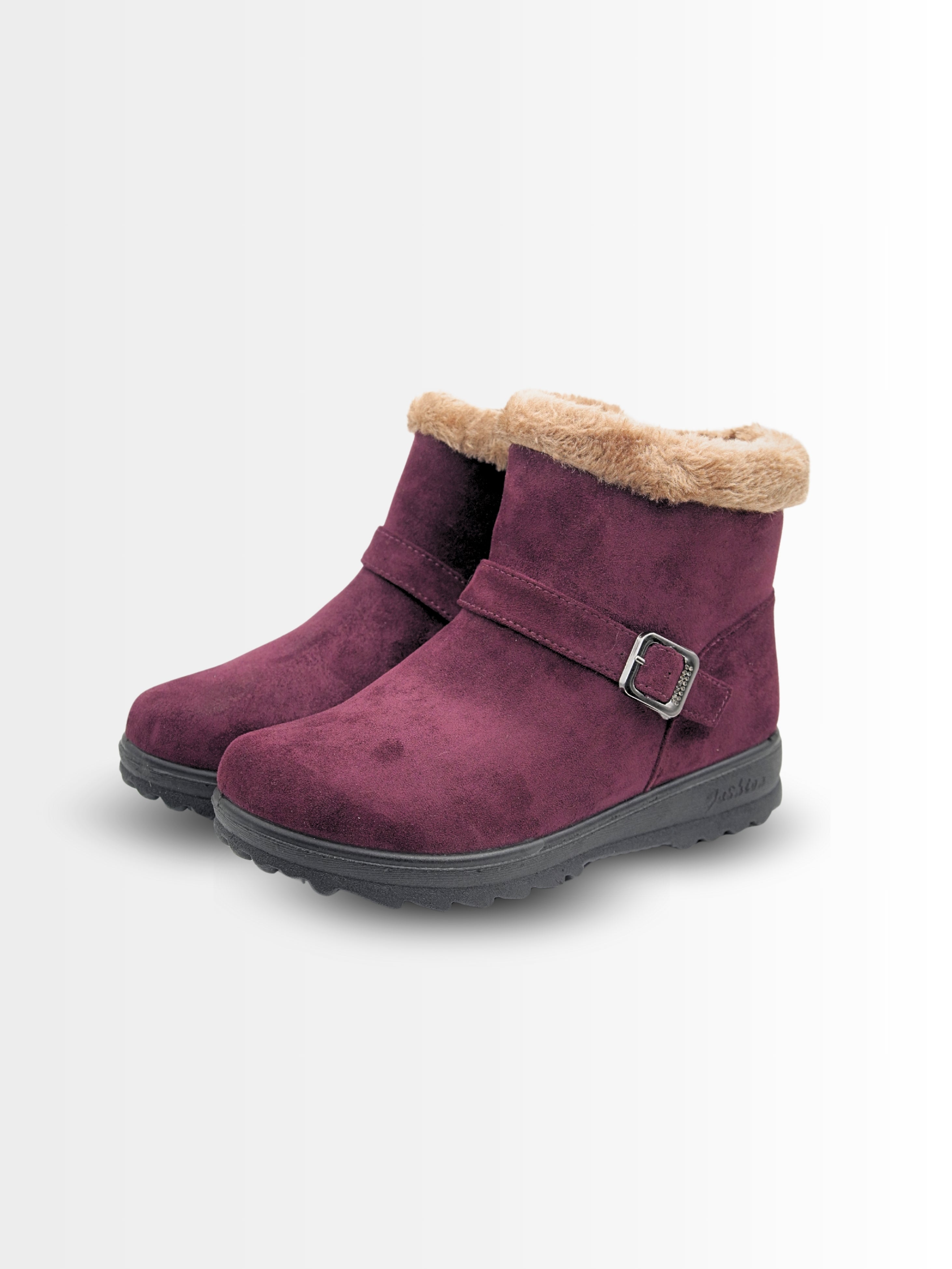 Costara Suede Fur Ankle Boots